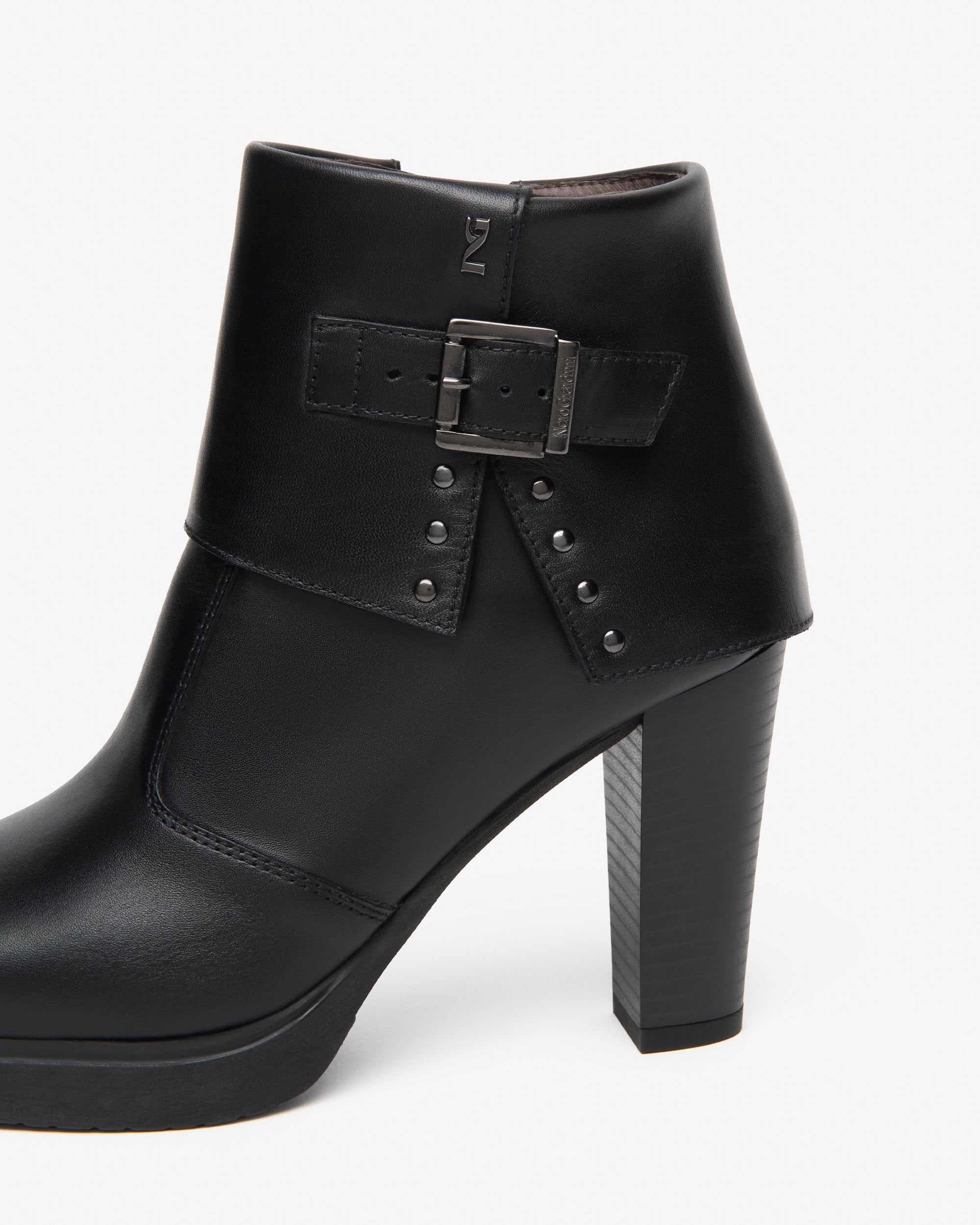 NeroGiardini Bottines femme cuir plateau talon 95 mm 38