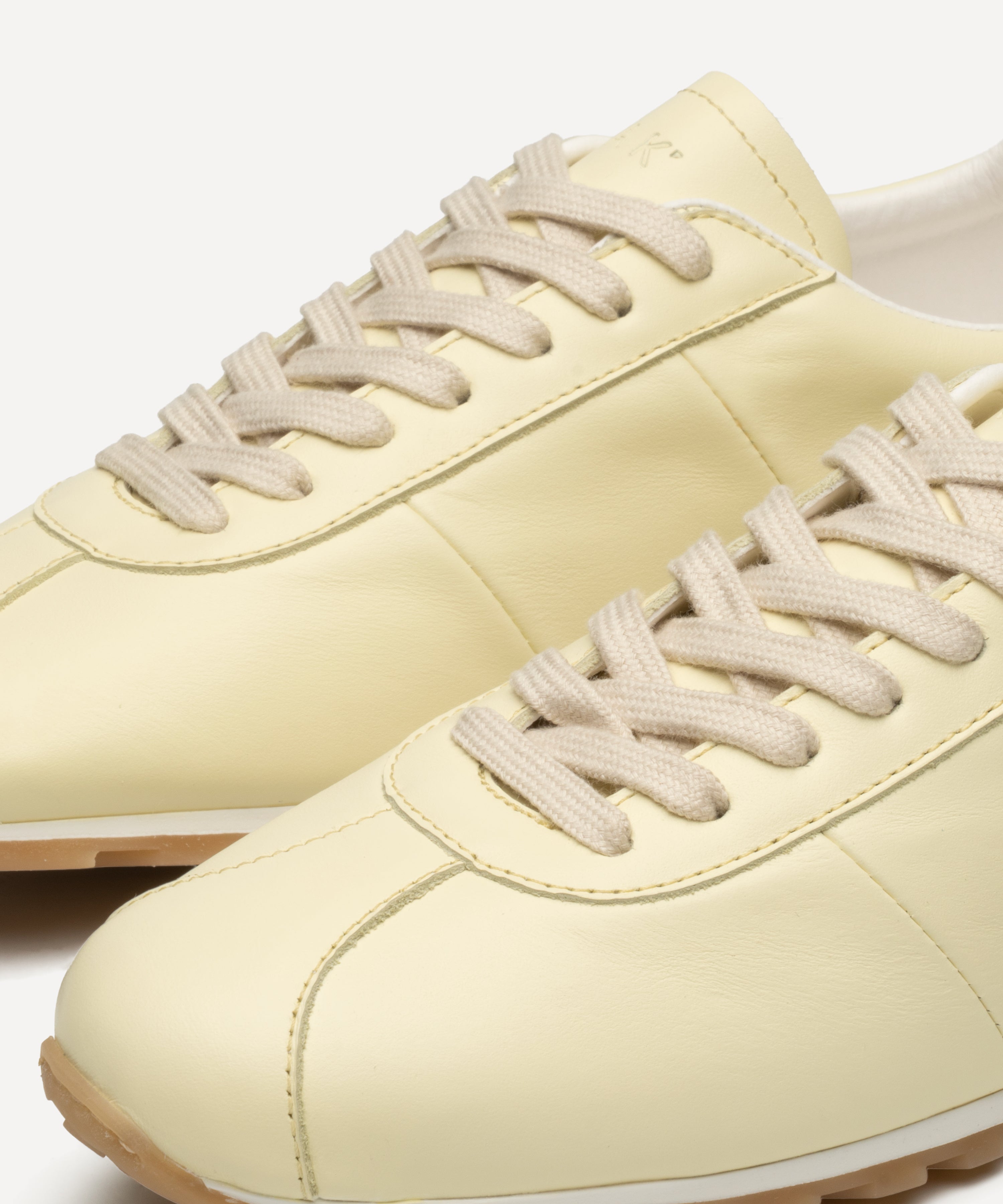 JAK Soul Yellow sneakers cuir jaune femme