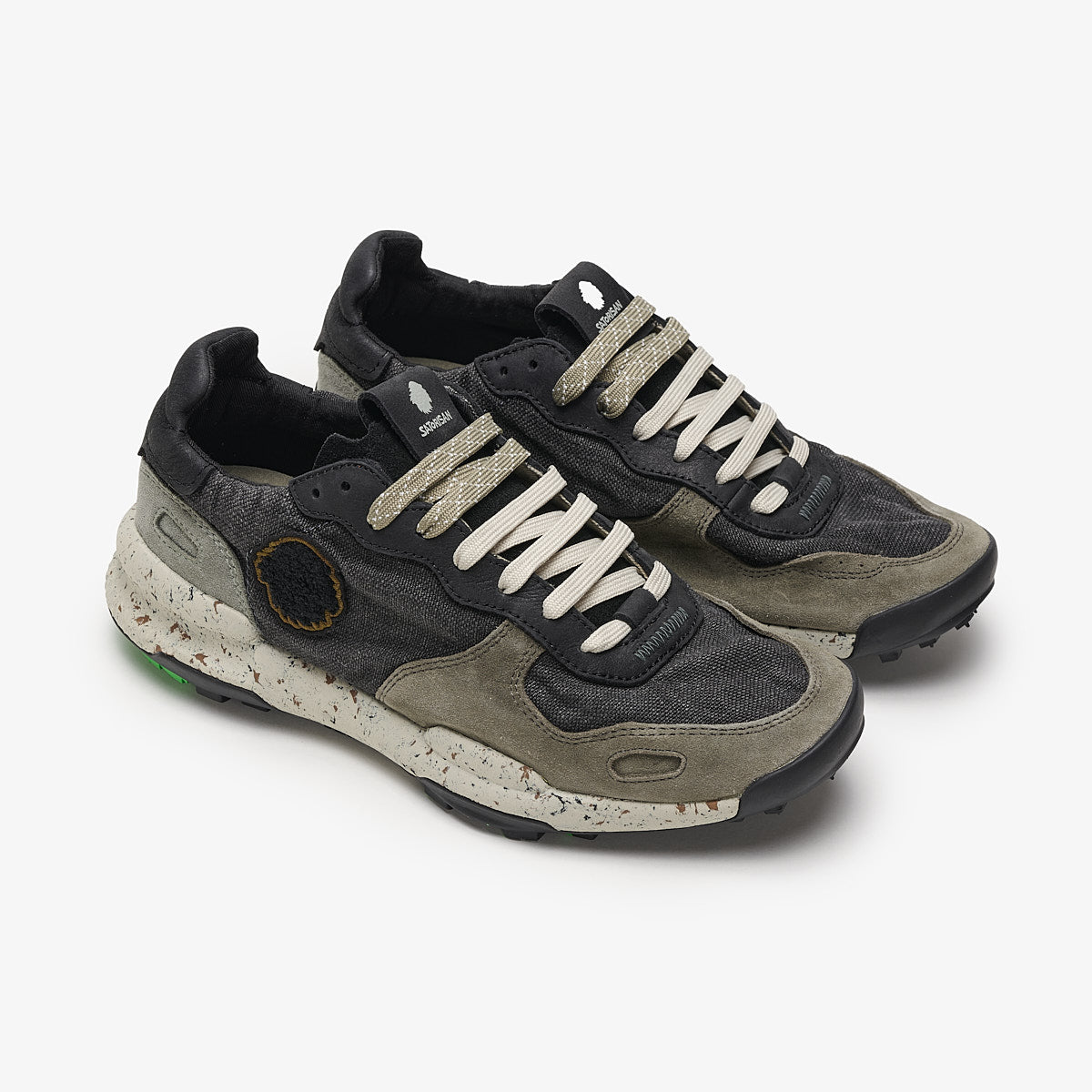 Satorisan Chacrona Linen Fumo Black baskets lin