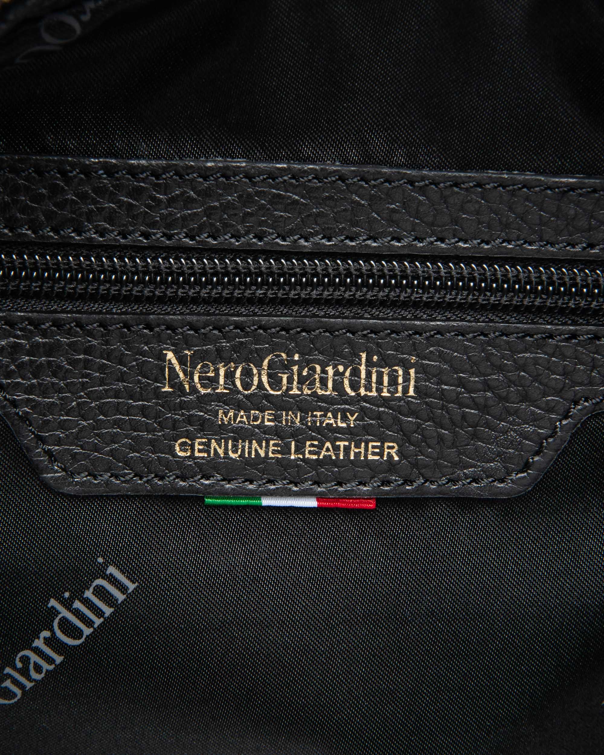 NeroGiardini Sac Tote Femme Cuir Fermeture Zip
