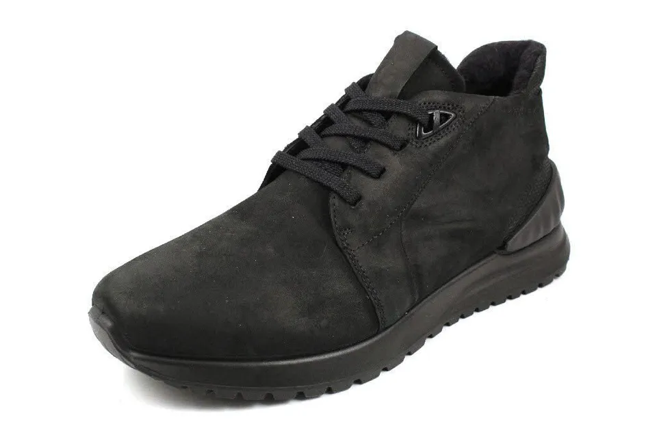 ECCO Astir Boots homme bottes cuir Noir imperméable