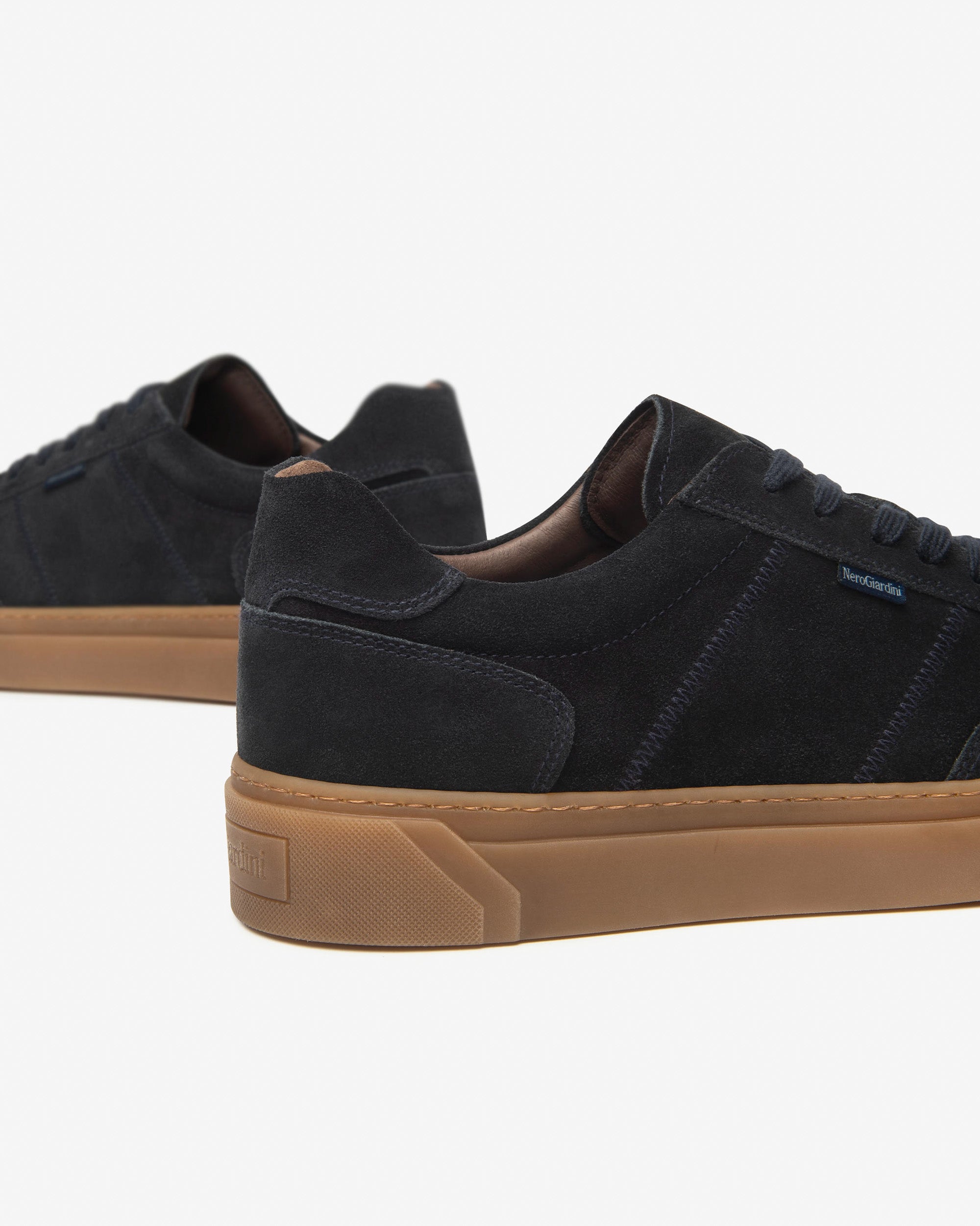 NeroGiardini Sneakers Cuir Velours Sneakers Homme Confort