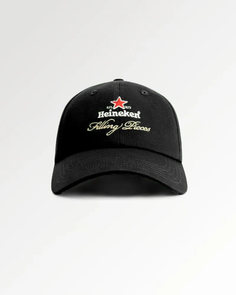 Filling Pieces Heineken Casquette noire coton bio taille unique