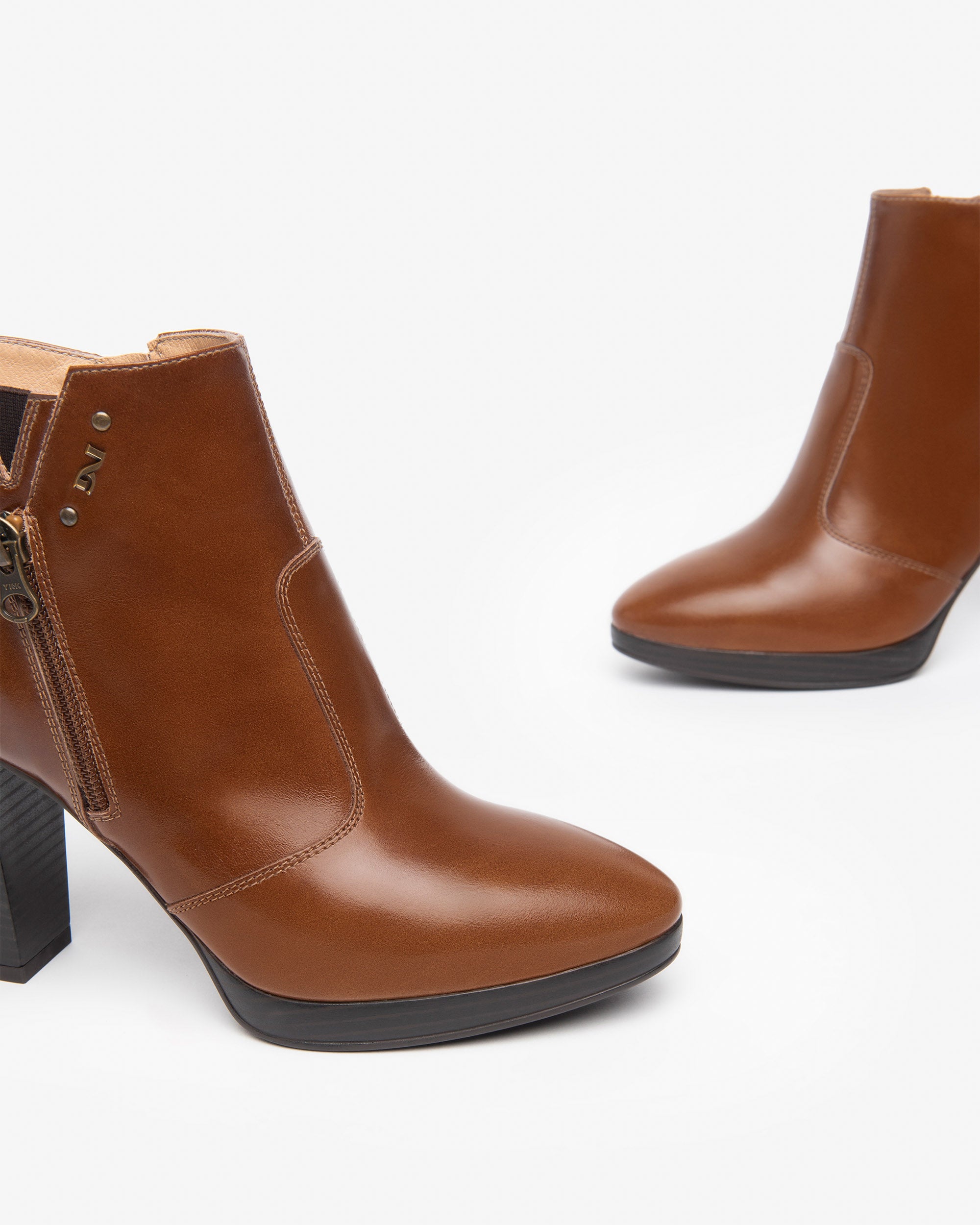 Nerogiardini Bottines cuir femme hiver Made in Italy