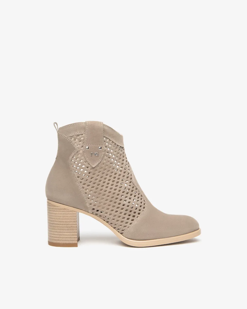 NeroGiardini Bottines Cuir Velours Femme 38