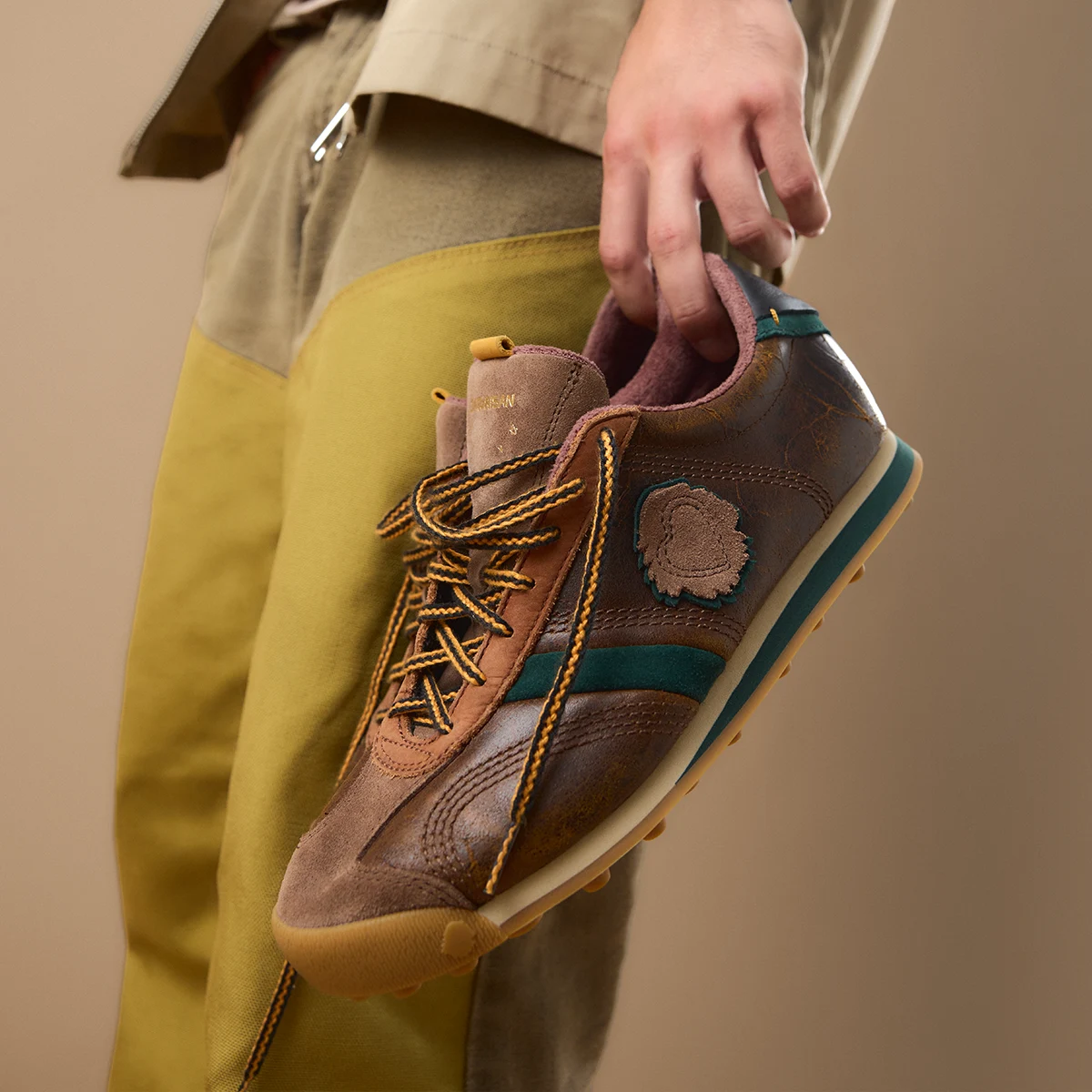 Satorisan Stardust Premium EVO basket cuir Bronze Brown