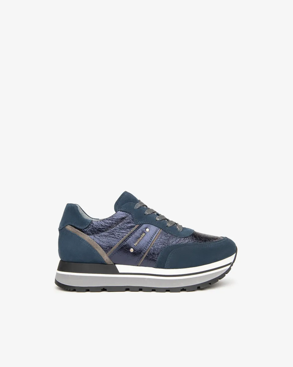 NeroGiardini Sneakers Femme Cuir Velours DryGo