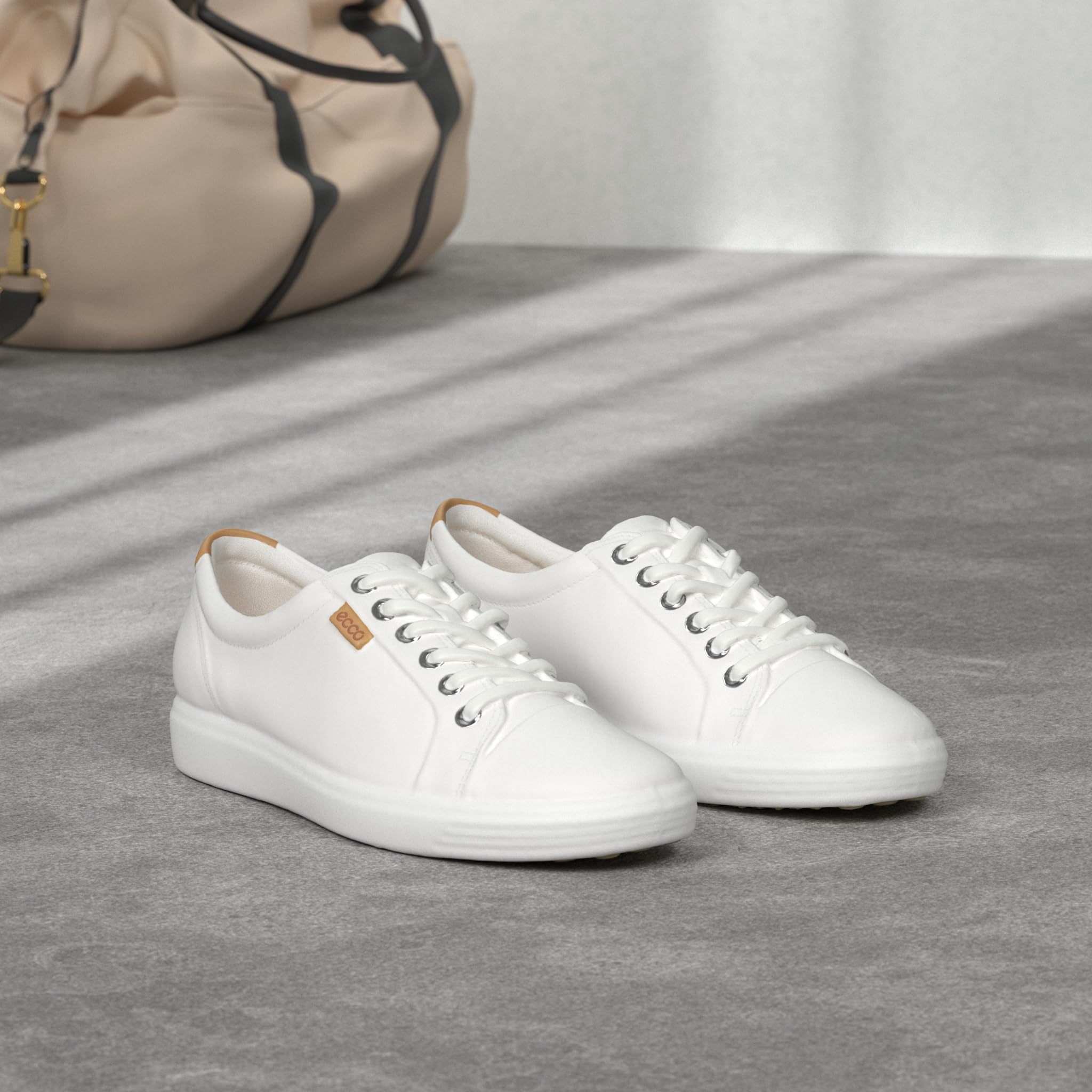 Ecco Soft 7 baskets femme Blanc 39 cuir confort