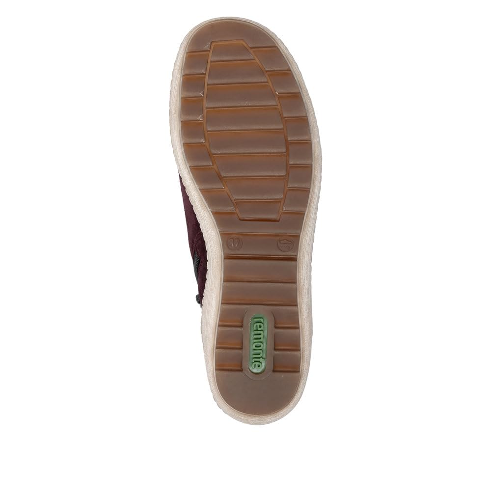 Remonte R1454 bottines à lacets femme rouge TEX hiver