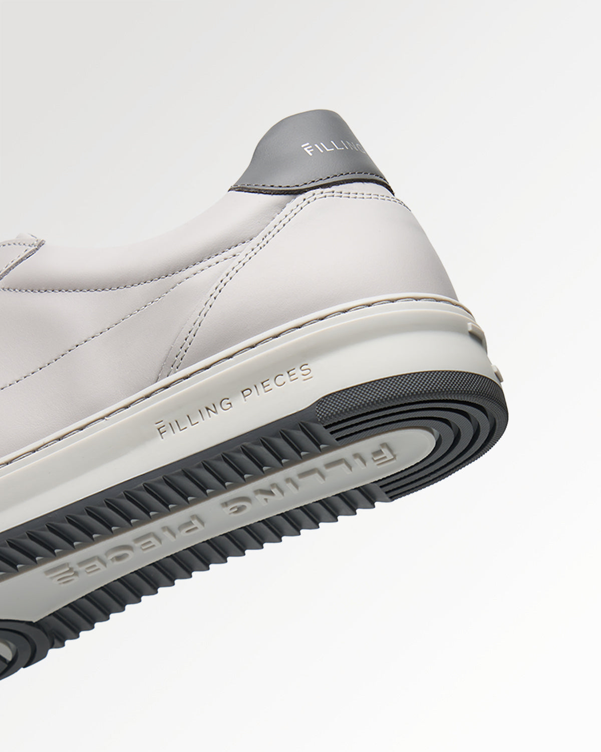 Filling Pieces Mondo Trim All Grey sneakers gris cuir