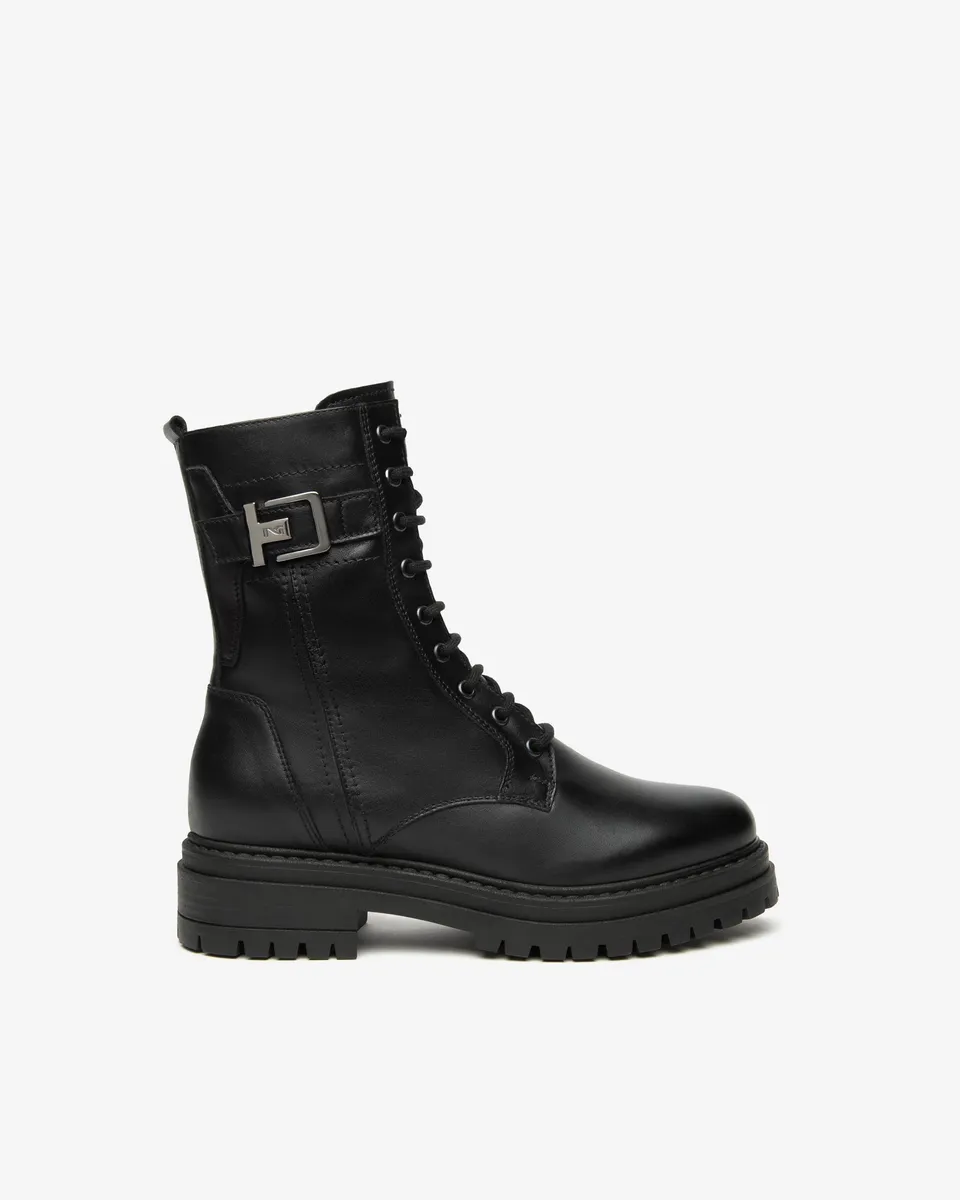 NeroGiardini Bottines Motardes Femme Cuir Rangers