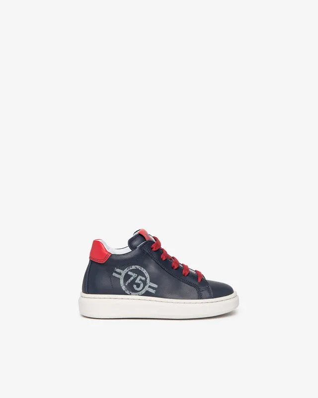Nerogiardini Sneakers Garçon Cuir DryGo Semelle Légère