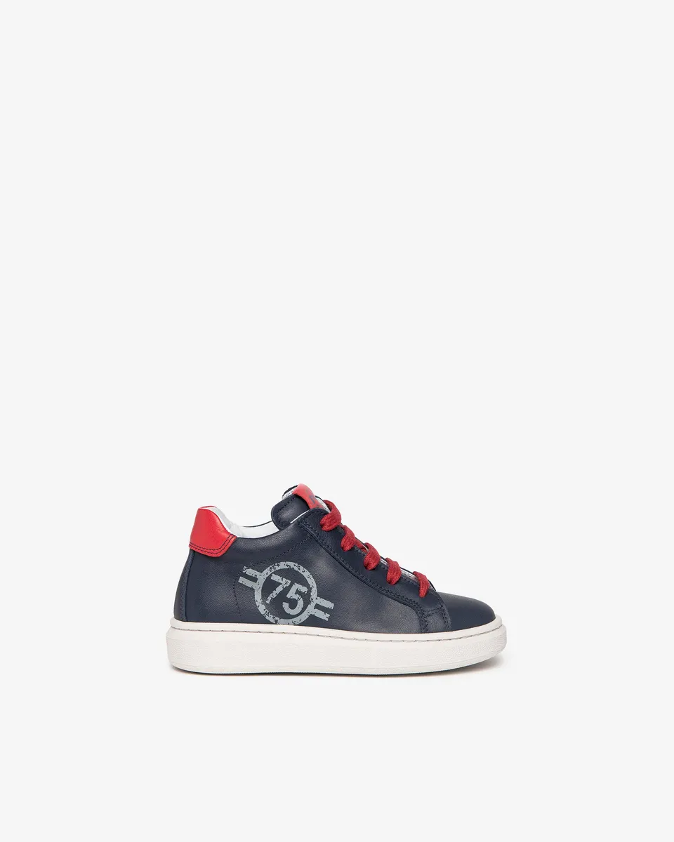 Nerogiardini Sneakers Garçon Cuir DryGo Semelle Légère