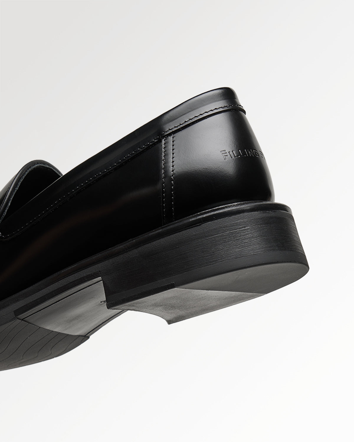 Filling Pieces Square Loafer Polido mocassin noir cuir