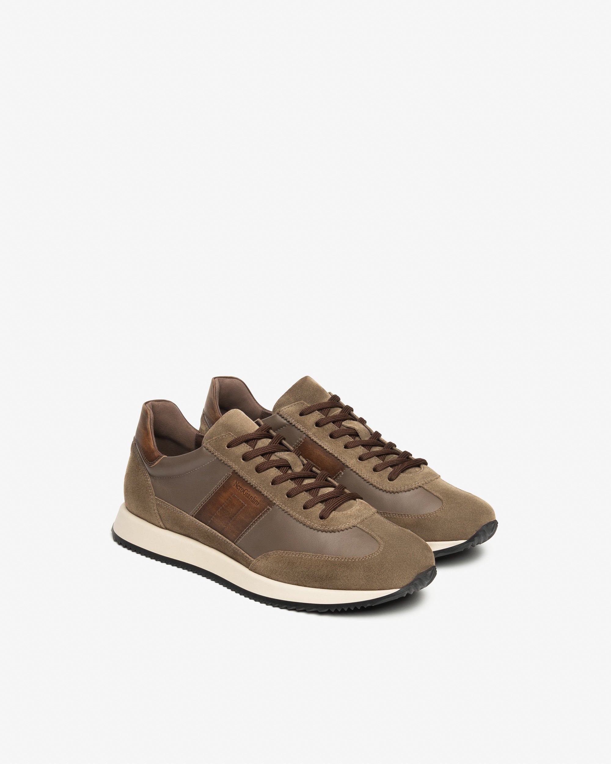 NeroGiardini Sneakers Homme Cuir Velours