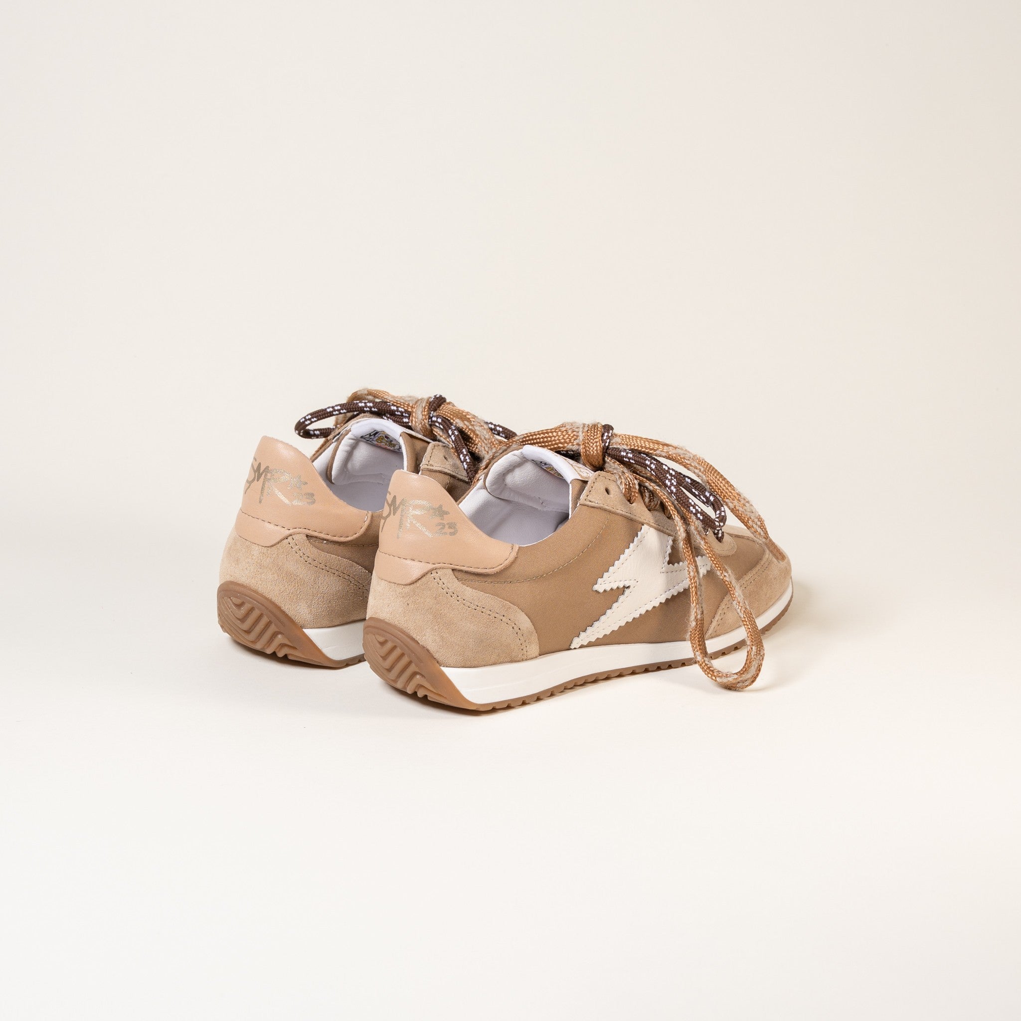 SMR June E274 baskets toile beige 38