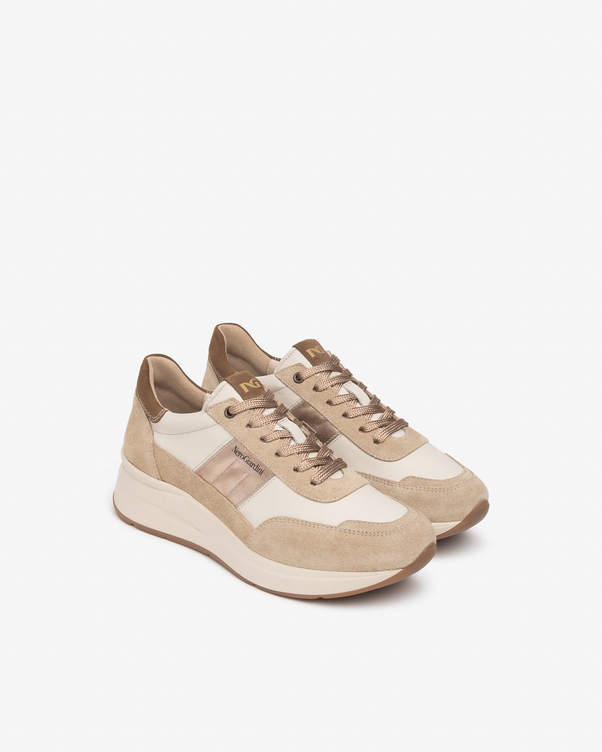 NeroGiardini Sneakers Sneakers Femme Cuir Daim 35 mm