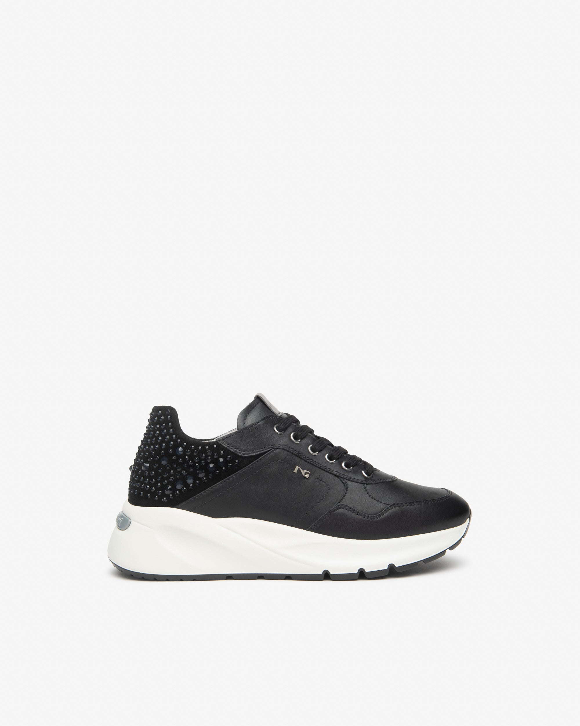NeroGiardini Sneakers Baskets Femme Cuir Velours Confort
