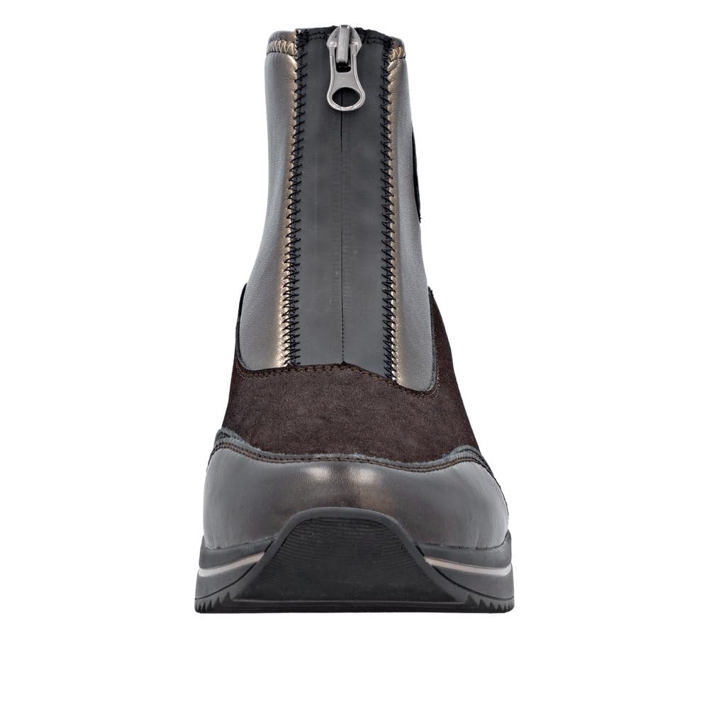 Remonte D0T78 bottines femme noir stretch