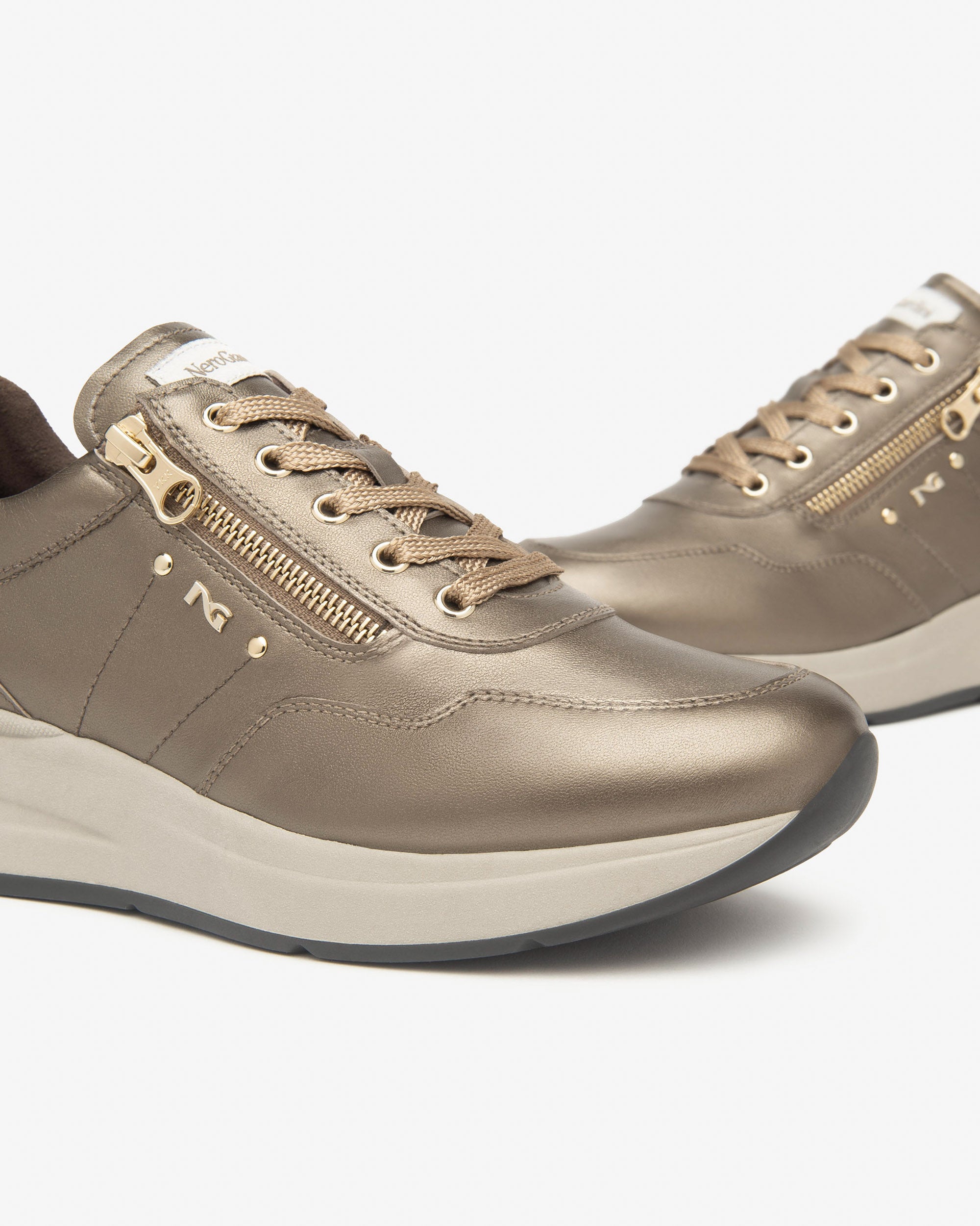 NeroGiardini Sneakers femme cuir technique DryGo