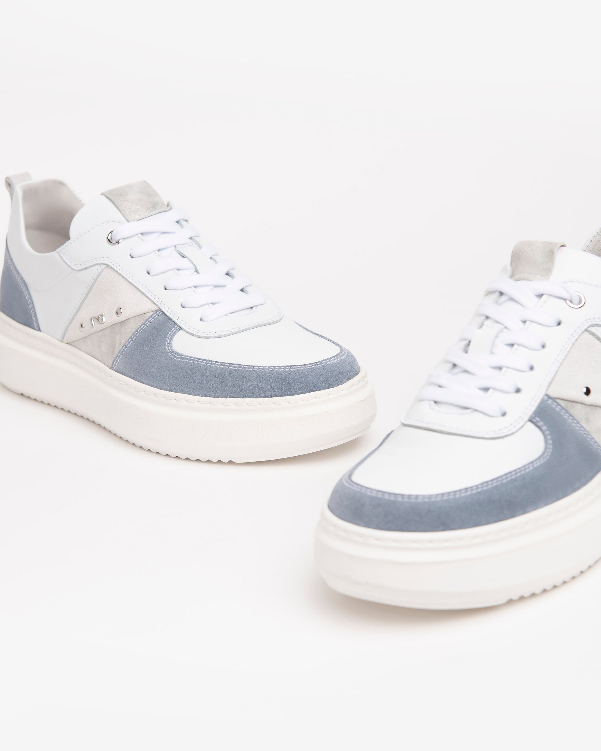 Nerogiardini Sneakers Femme Cuir Sneakers Velours 4 cm