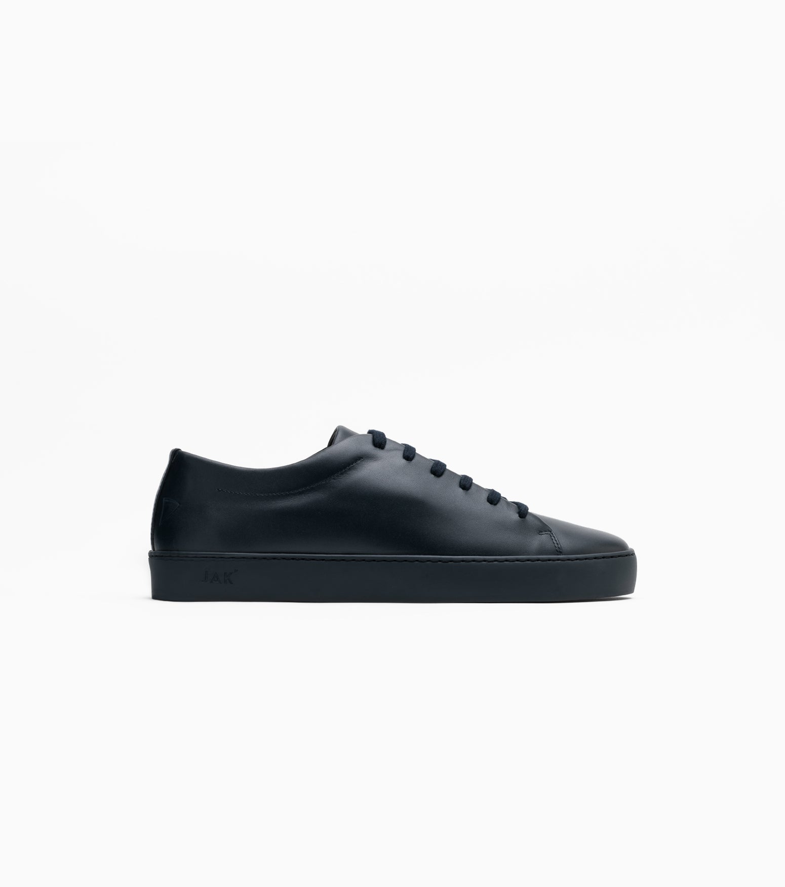 JAK Royal Dark Blue sneakers cuir bleu