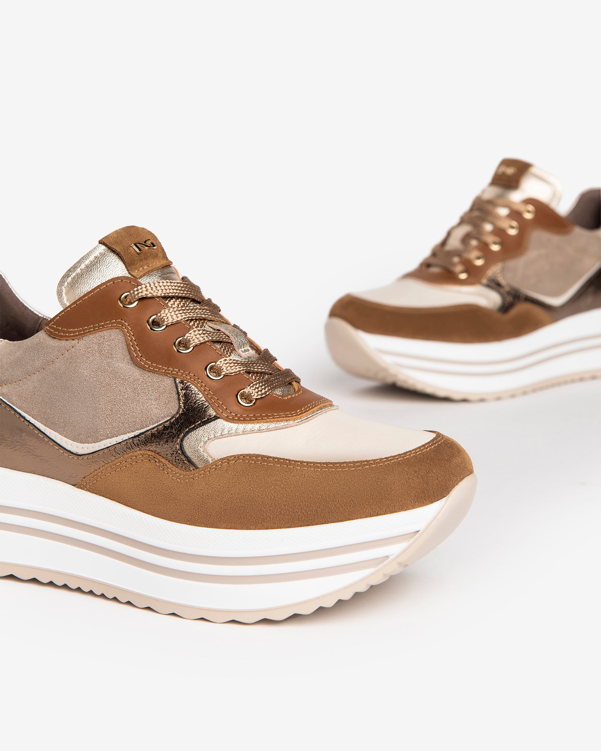 NeroGiardini Sneakers Femme Cuir Velours 35-41