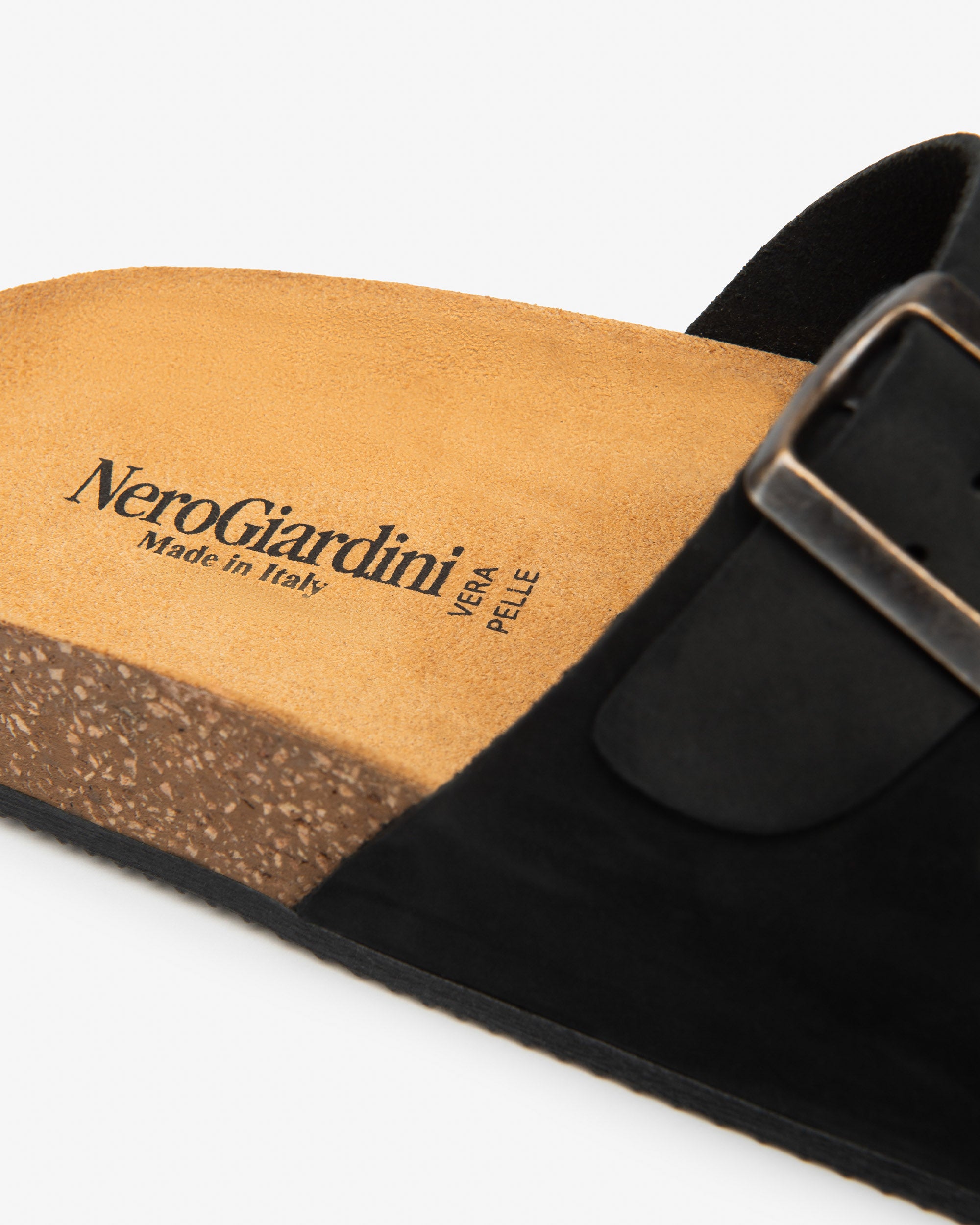 NeroGiardini Mules Homme Cuir Confort Pointure Exacte