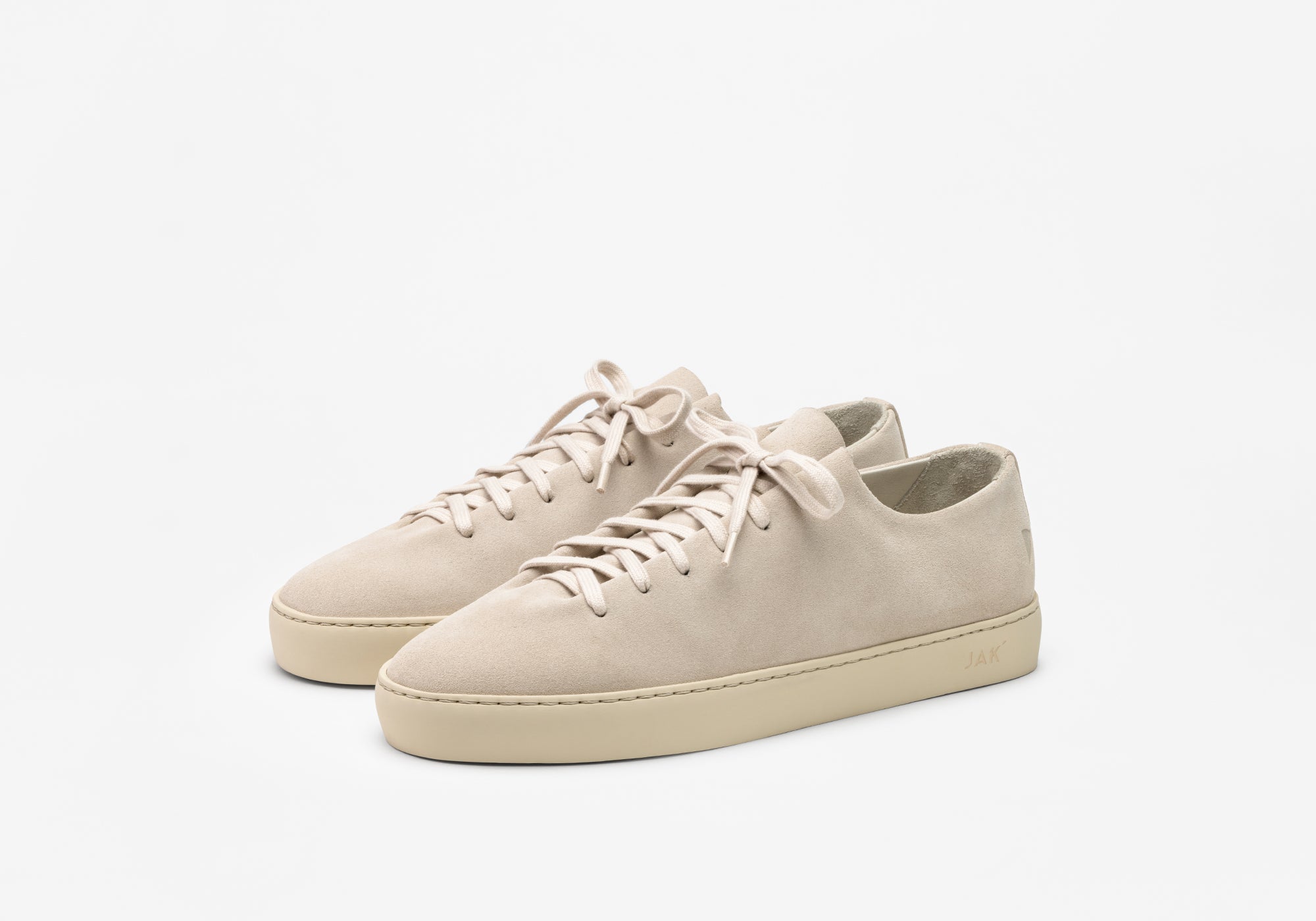 JAK Atom Cream sneakers cuir crème une pièce