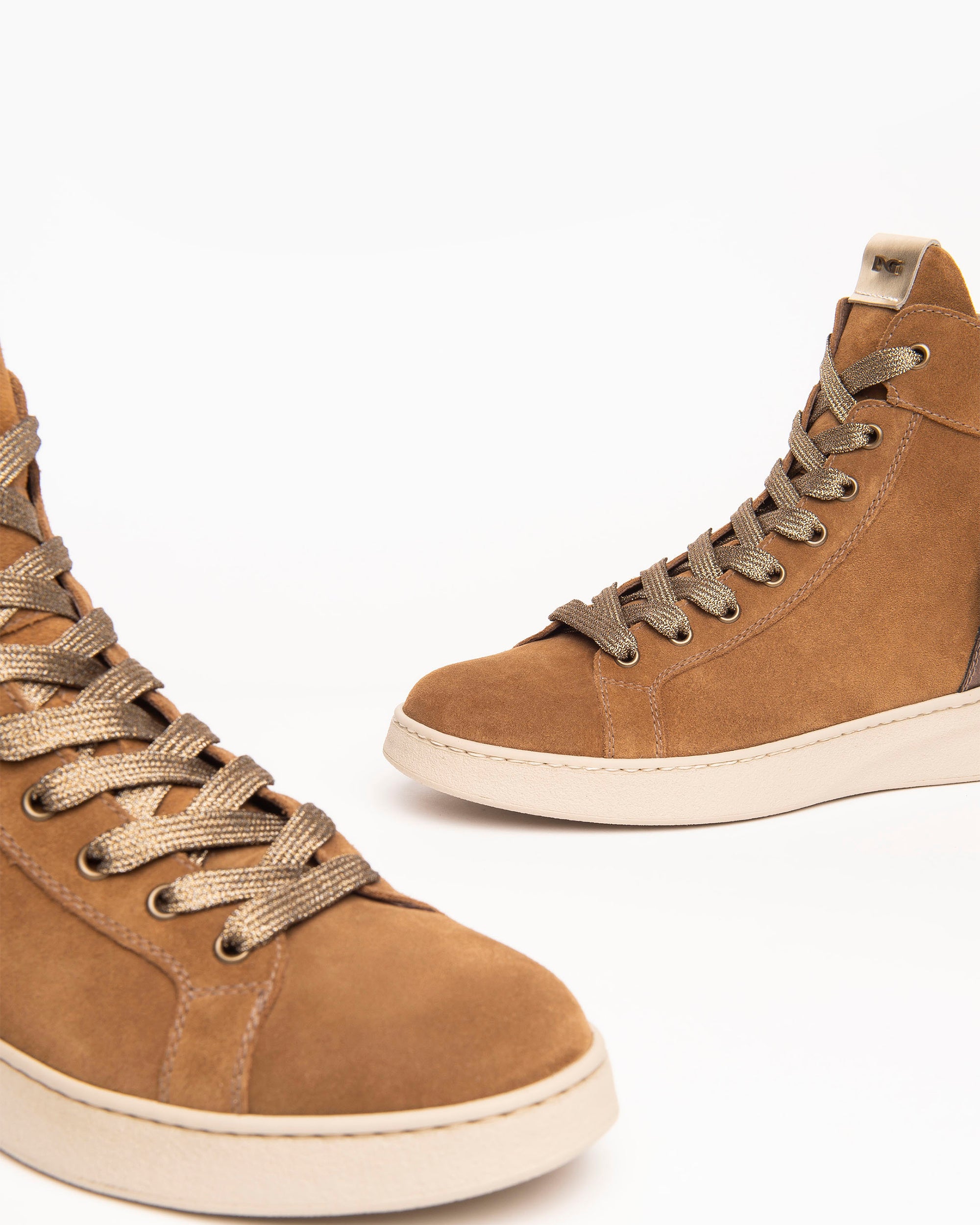NeroGiardini Sneakers Montantes Femme Cuir Franges