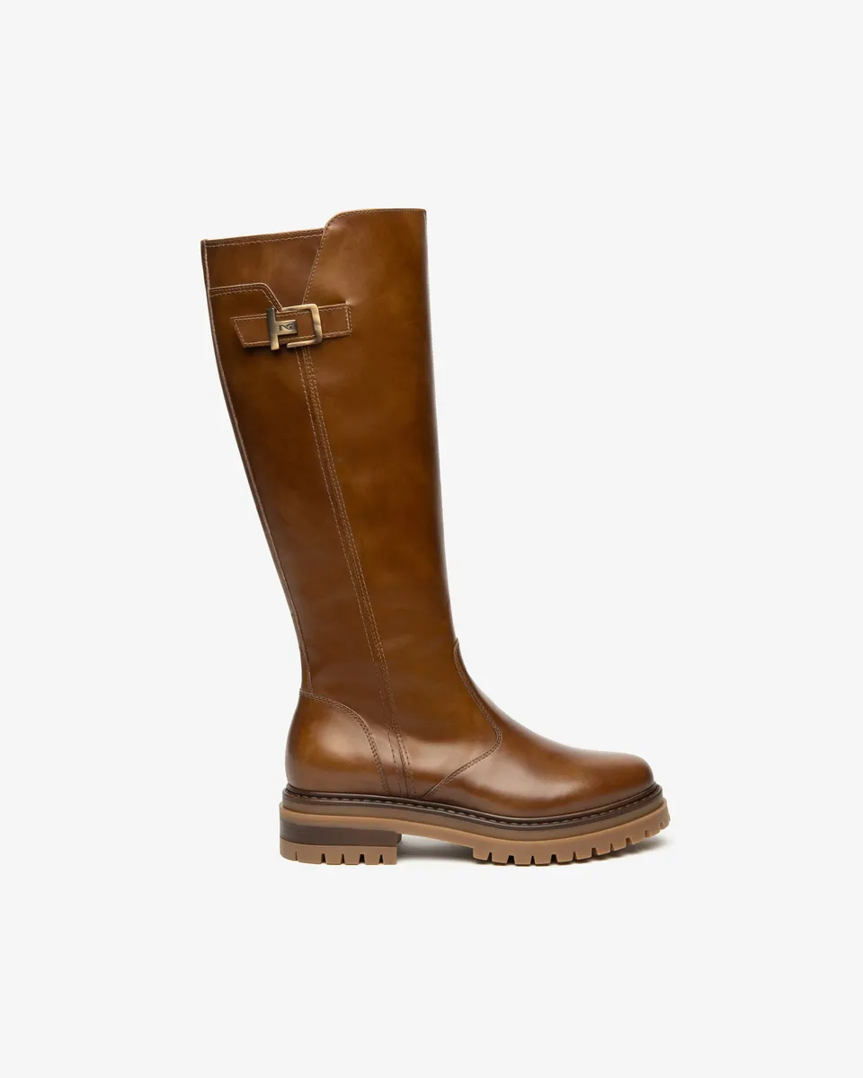 NeroGiardini Bottes bottes femme en cuir hiver