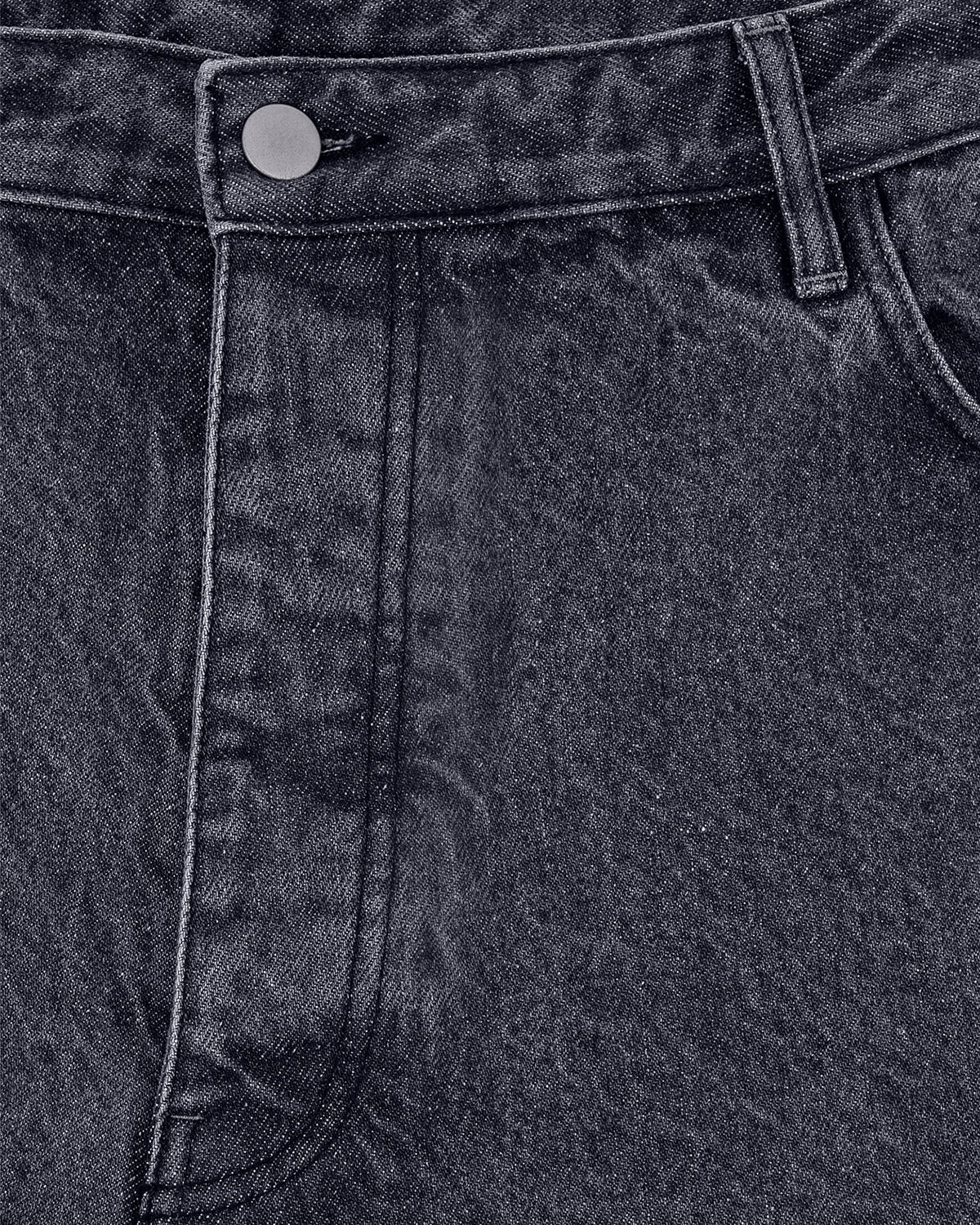 Filling Pieces Denim Jean noir délavé coton bio regular