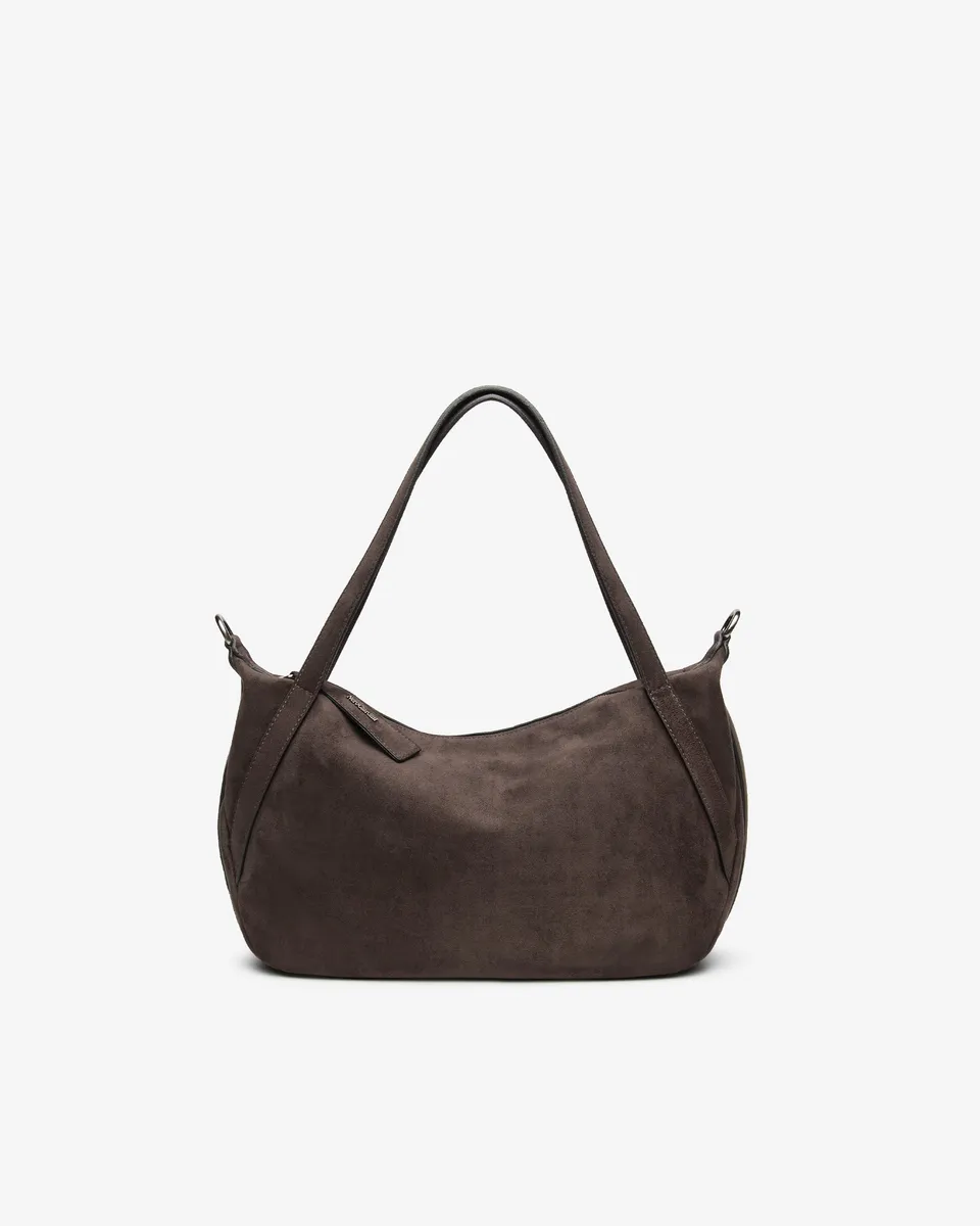 Nerogiardini Sac Hobo Femme Daim Zippé