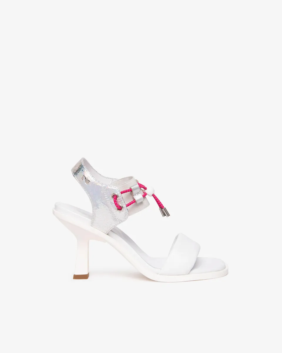 NeroGiardini Sandales Femme Cuir Matière Technique