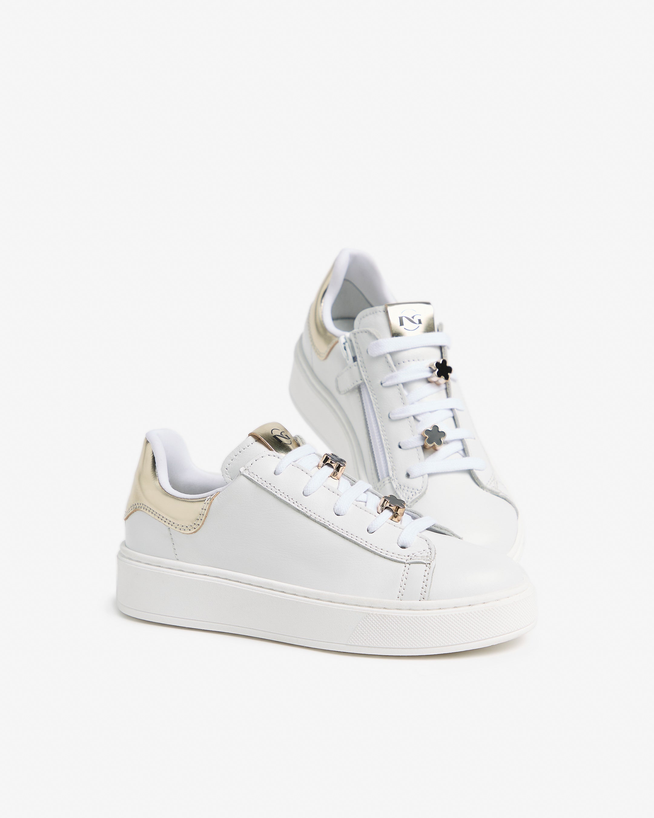 Nerogiardini Sneakers Teen Fille Cuir Semelle Légère