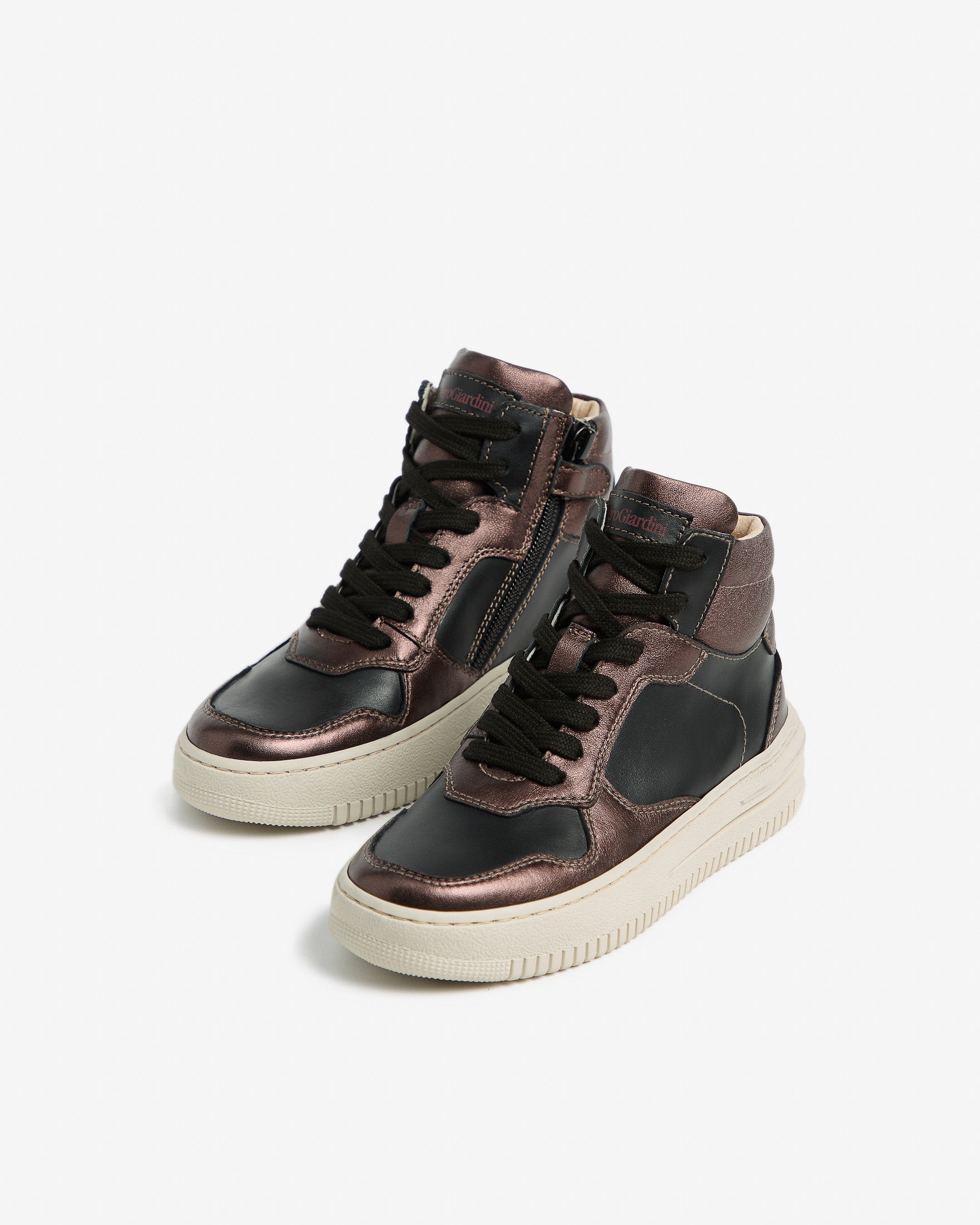 Nerogiardini Sneakers Teen Baskets Fille Cuir