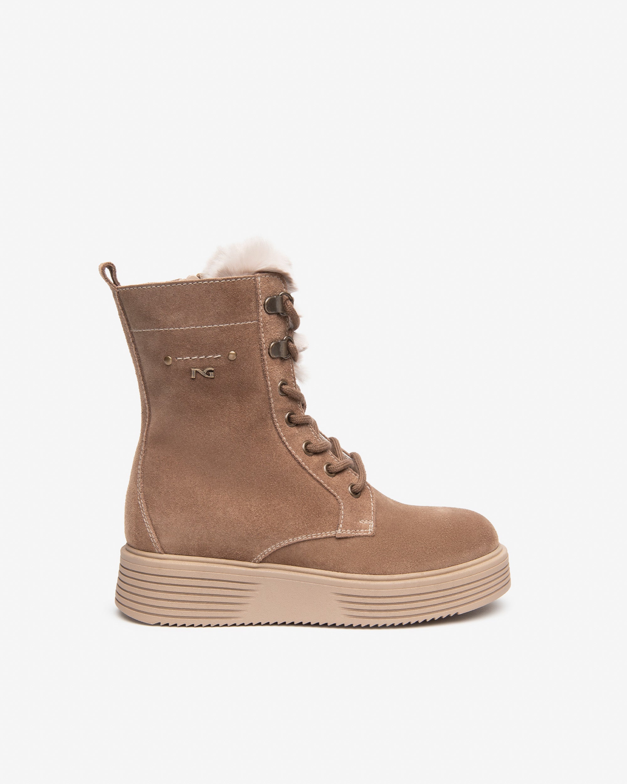 NeroGiardini Bottines Fille Motardes Velours 34
