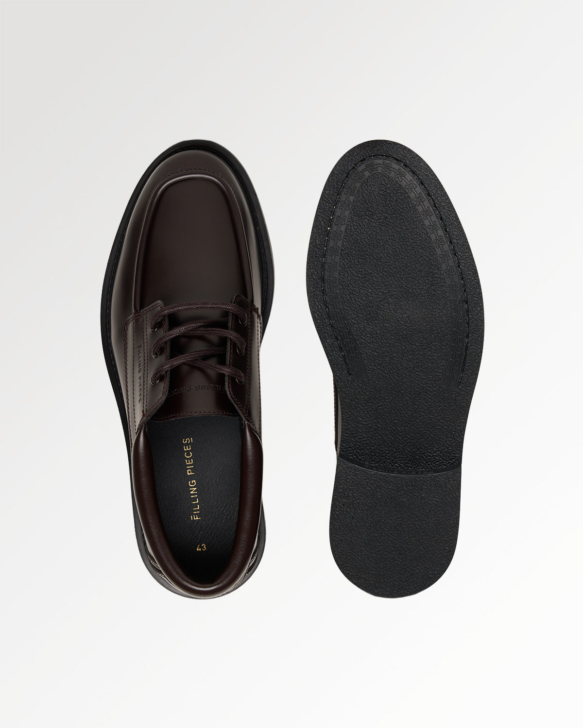 Filling Pieces Low Deck Polido sneakers marron cuir