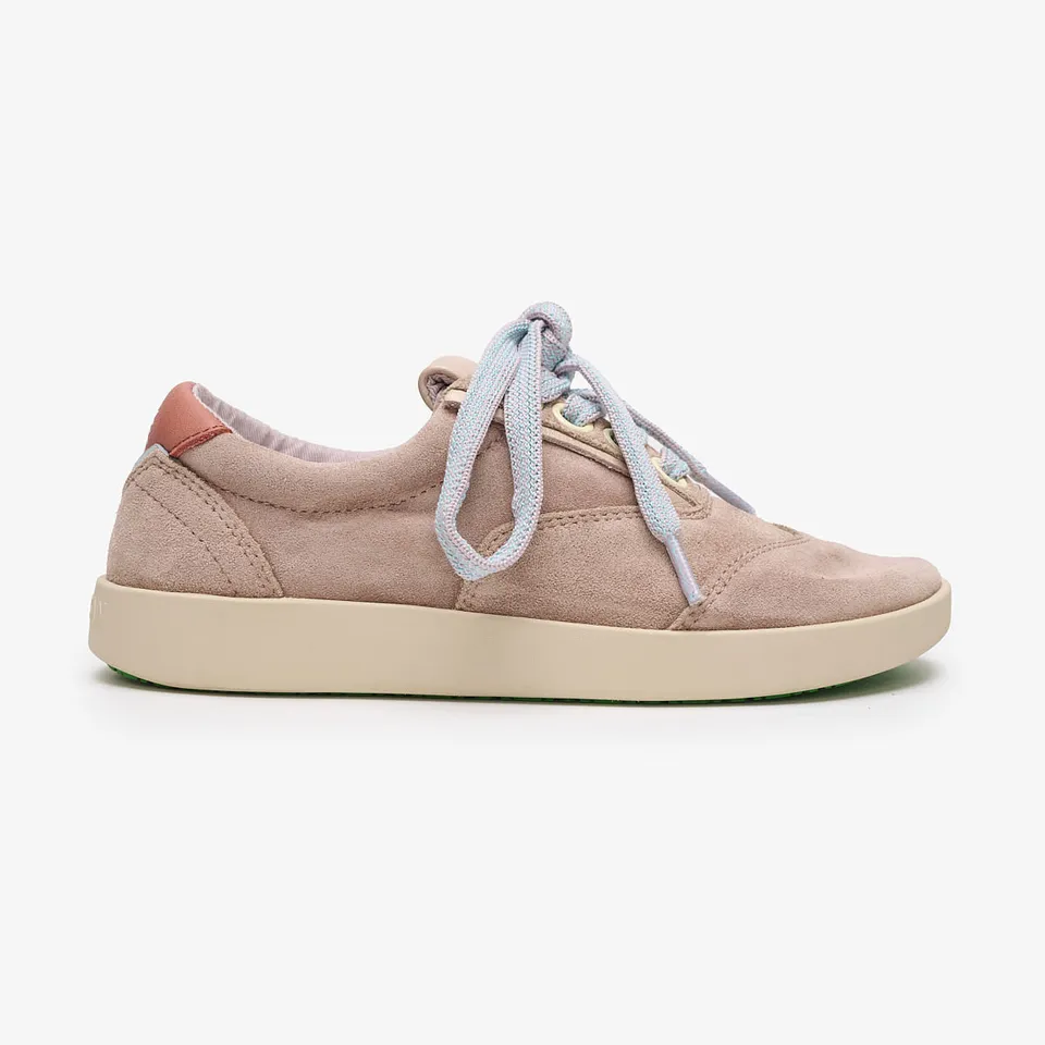Satorisan Hatko Suede baskets daim beige nomade femme