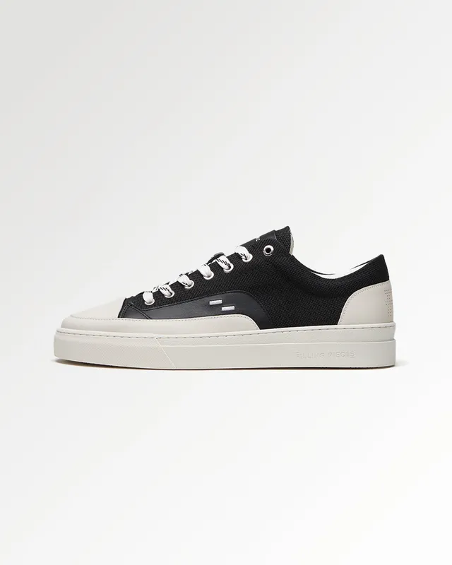 Filling Pieces Riviera Low sneakers Black toile cuir pointure exacte