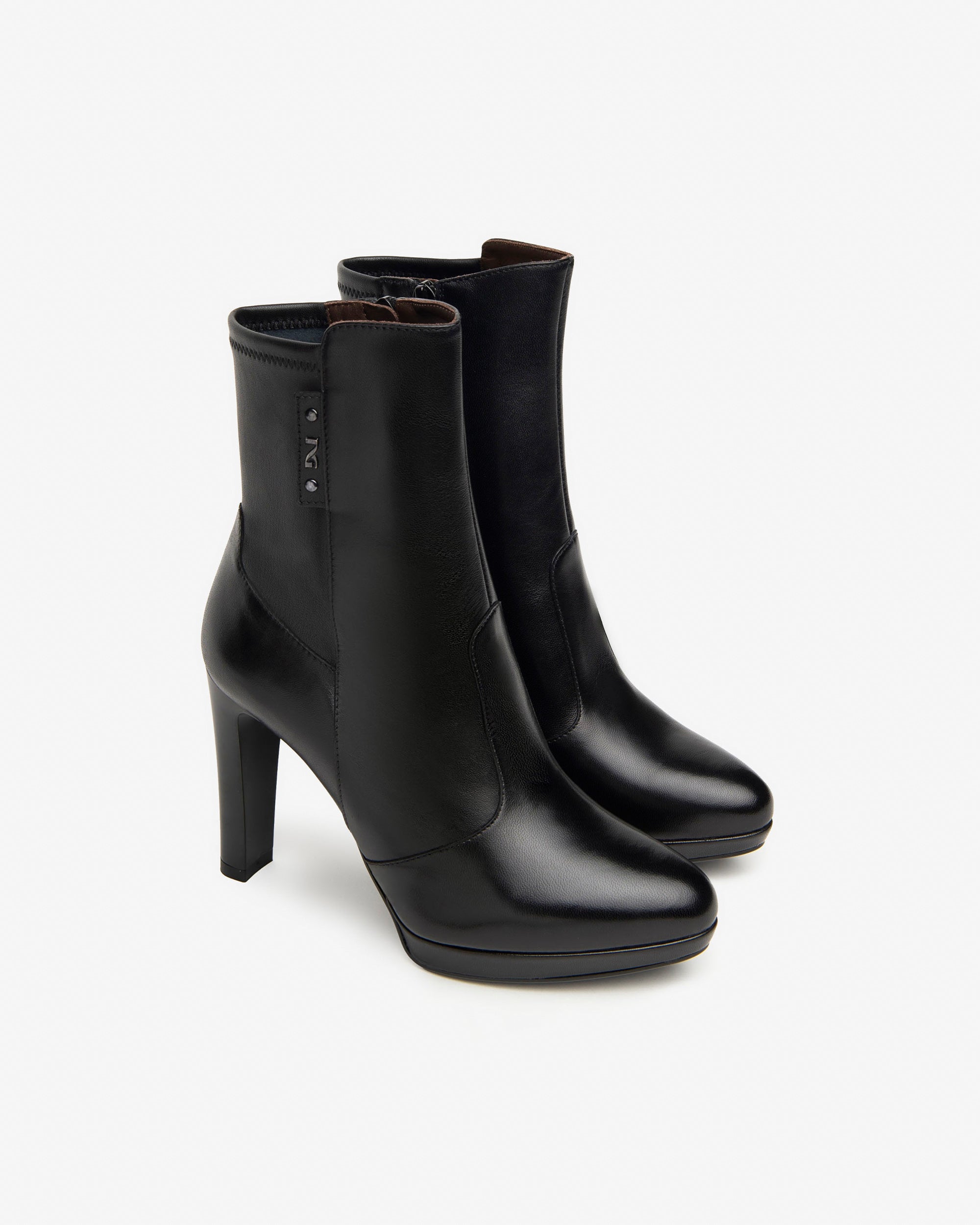 NeroGiardini Bottines Cuir Femme Talon 100 mm