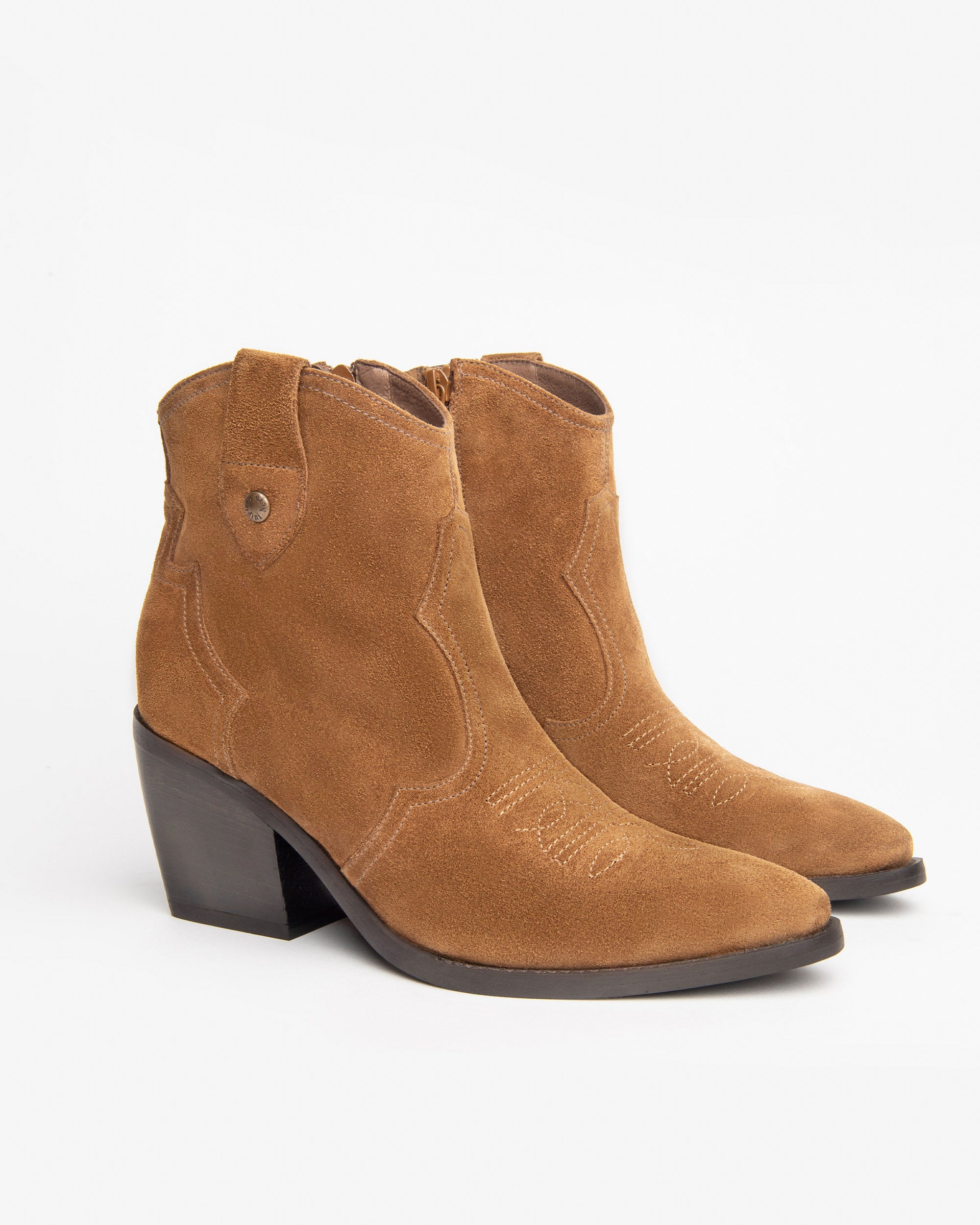 NeroGiardini Bottines Femme Cuir Velours Confort