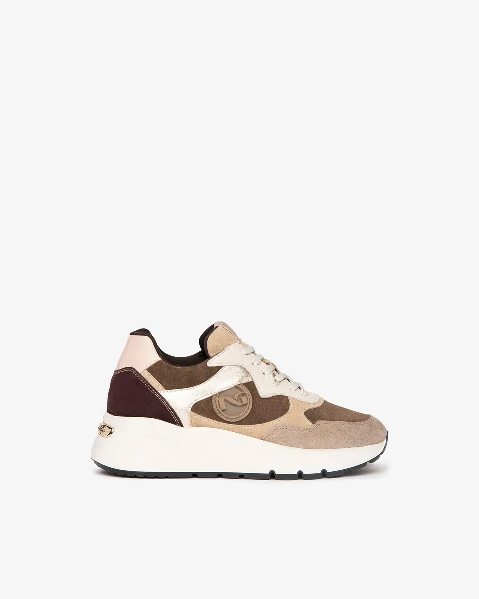 NeroGiardini Sneakers cuir velours femme DryGo