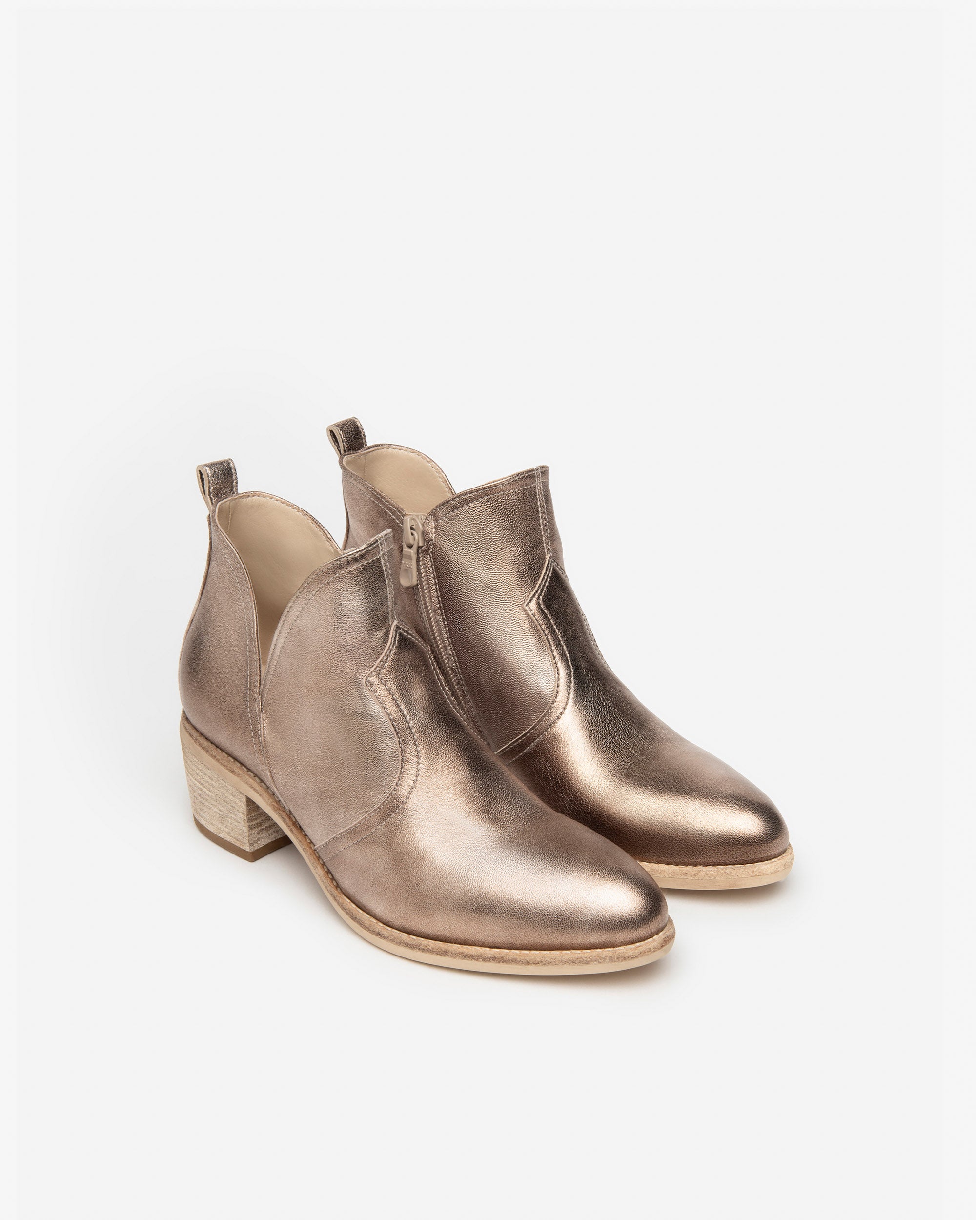 Nerogiardini Bottines cuir femme glam Made in Italy