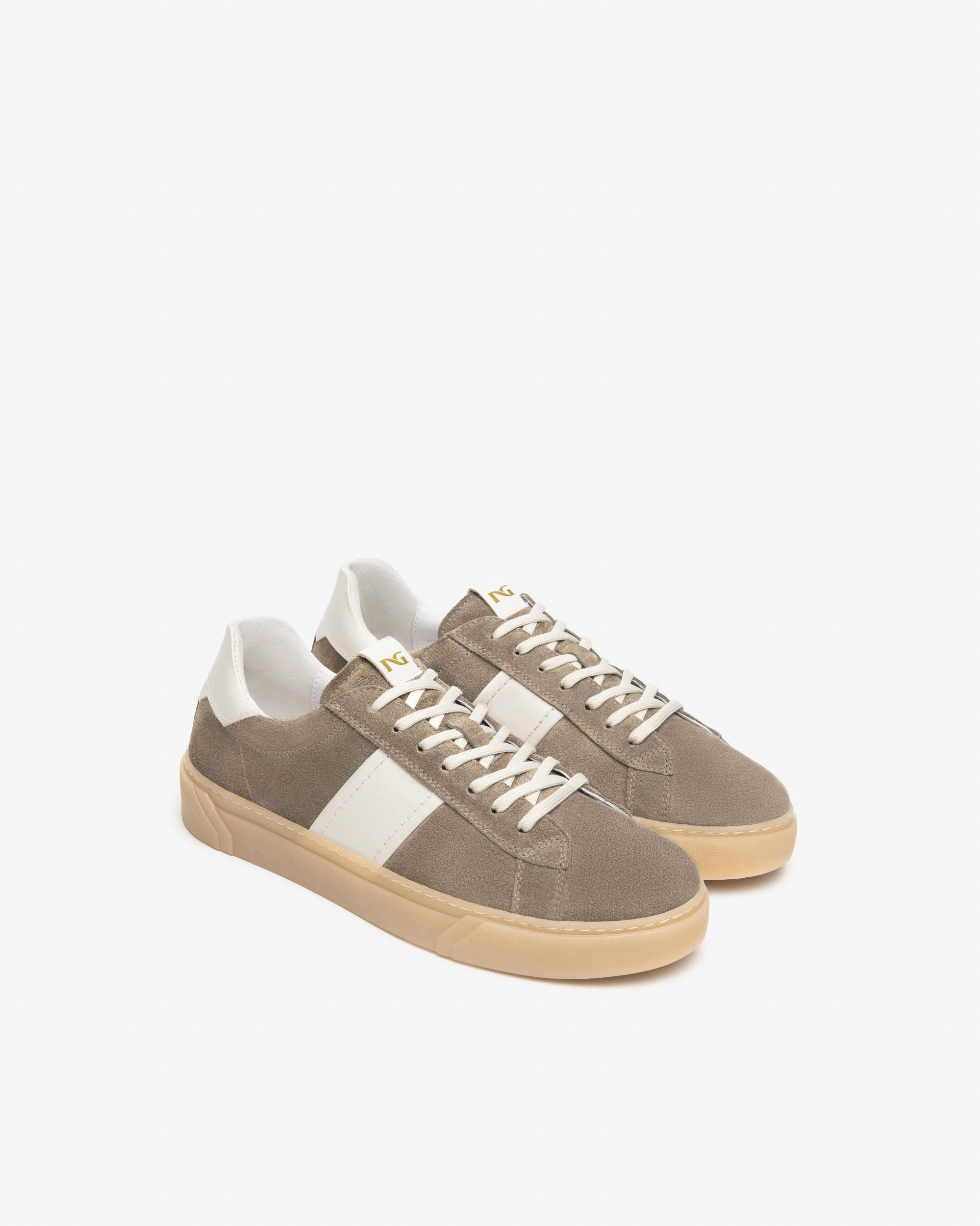 NeroGiardini Sneakers Homme Cuir Velours Baskets Confort