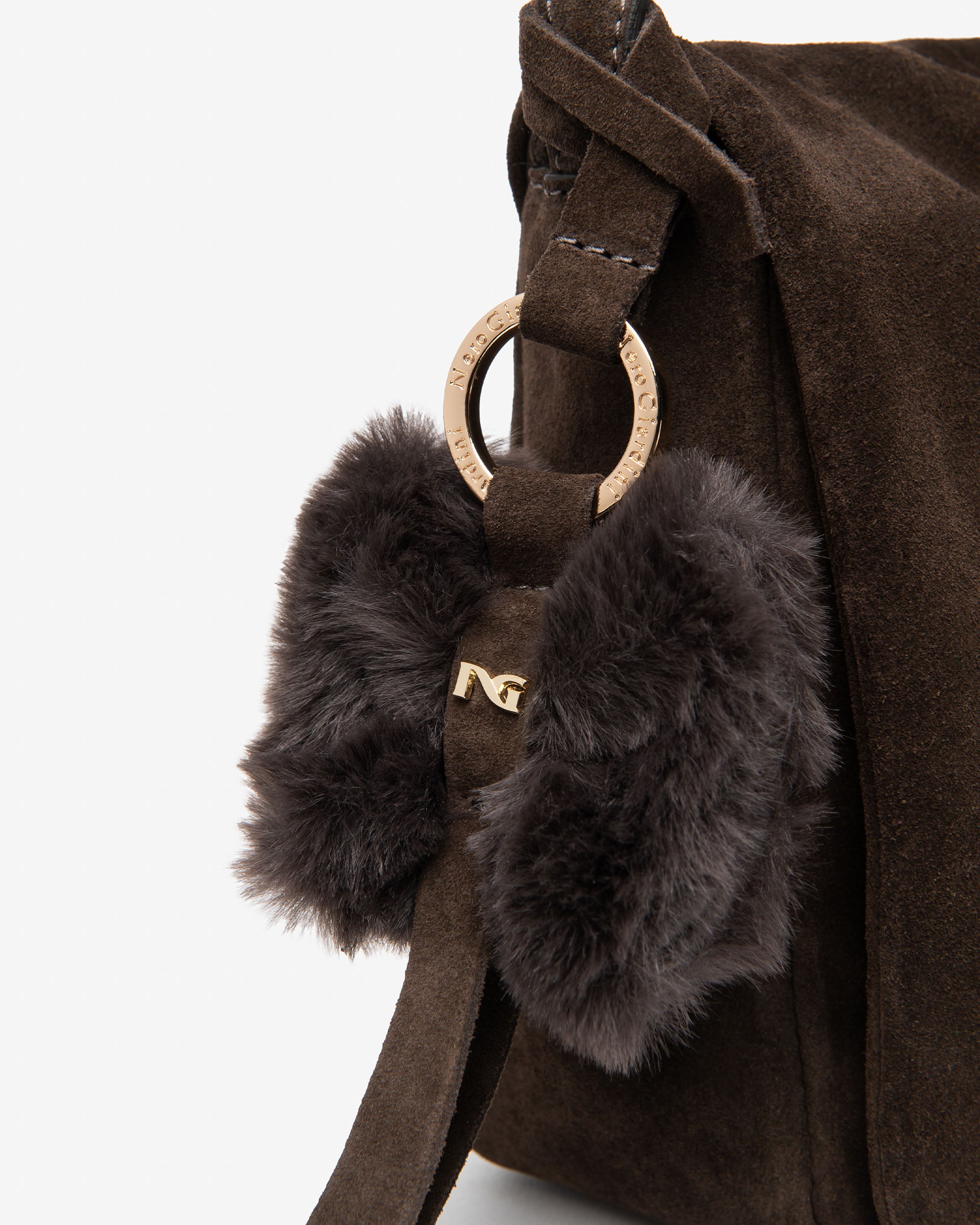 NeroGiardini Sacs Femme Cuir Daim Bandoulière