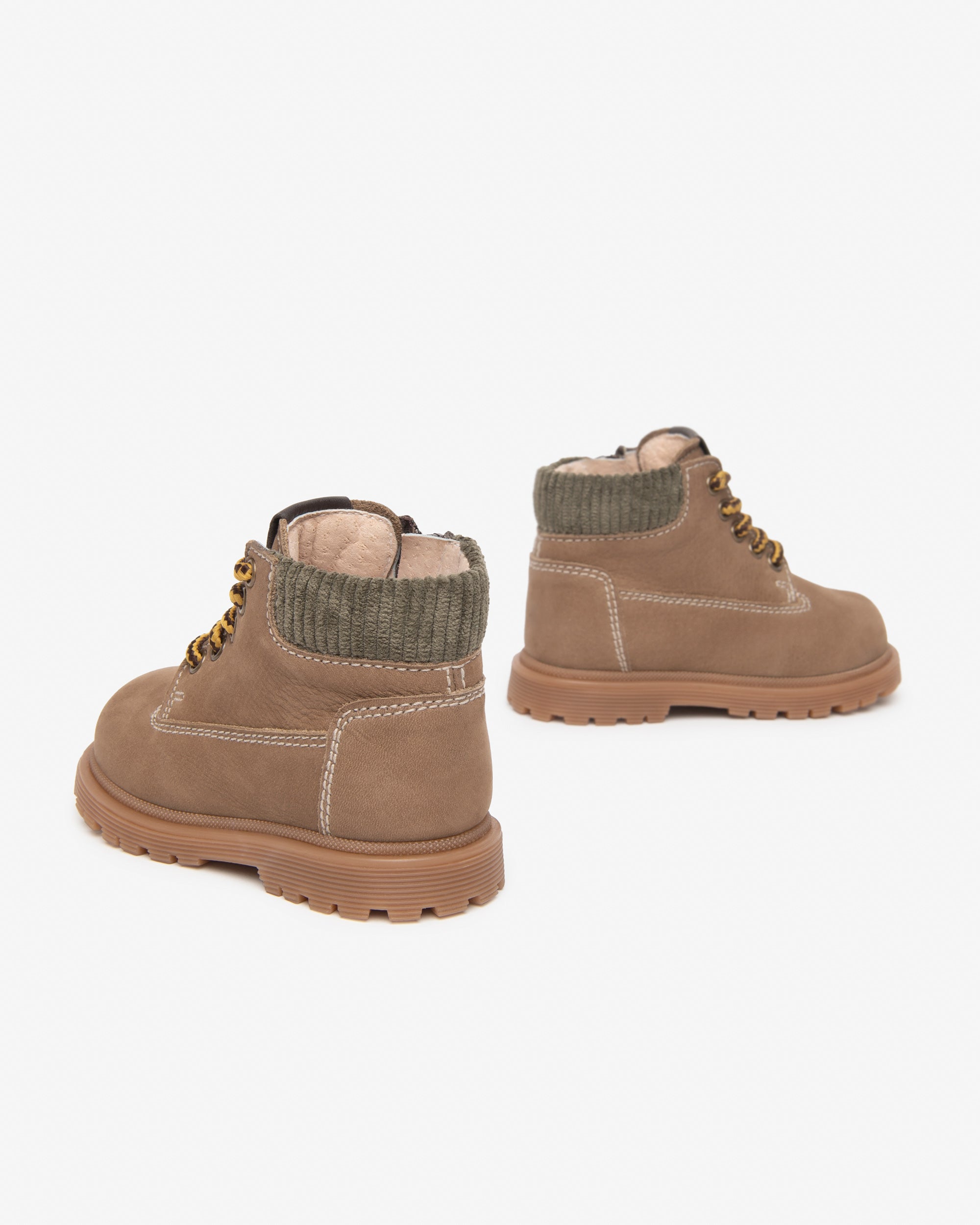 NeroGiardini Bottines Garçon Cuir Tissu Pointure 19-24 Zip