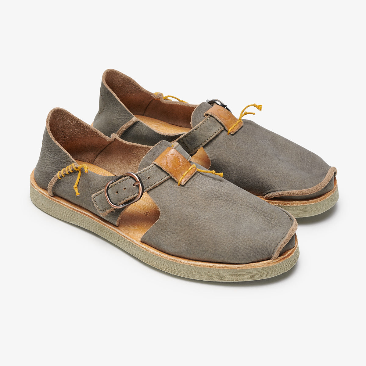 Satorisan Benirras Premium Algue sandales cuir