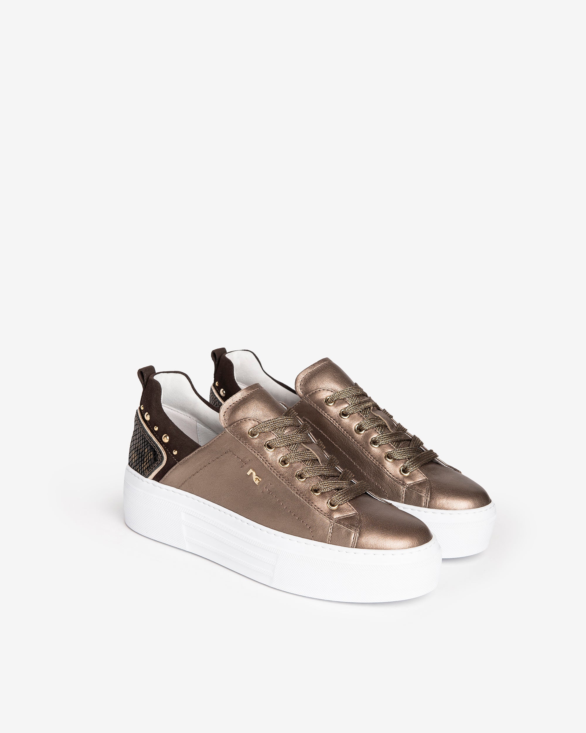 NeroGiardini Sneakers Femme Cuir Velours DryGo