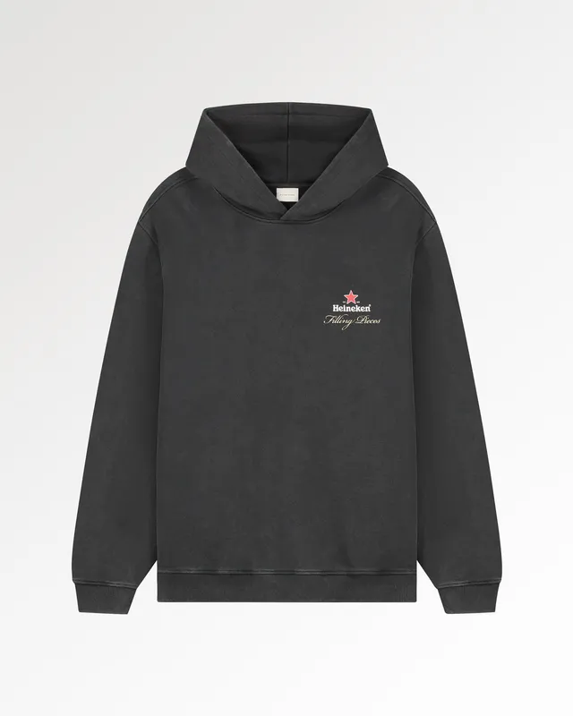 Filling Pieces Heineken hoodie Vintage Black coton épais